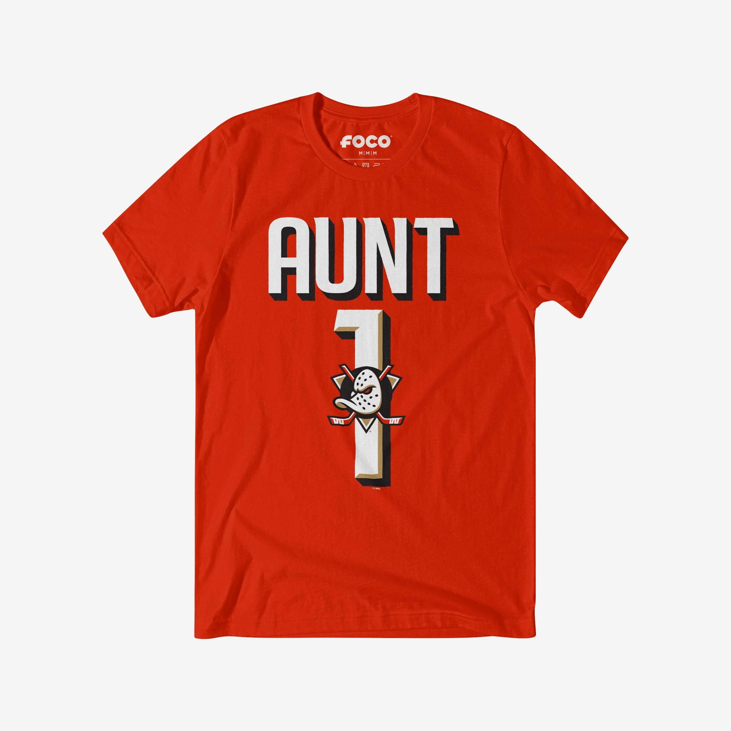 Anaheim Ducks Number 1 Aunt T-Shirt