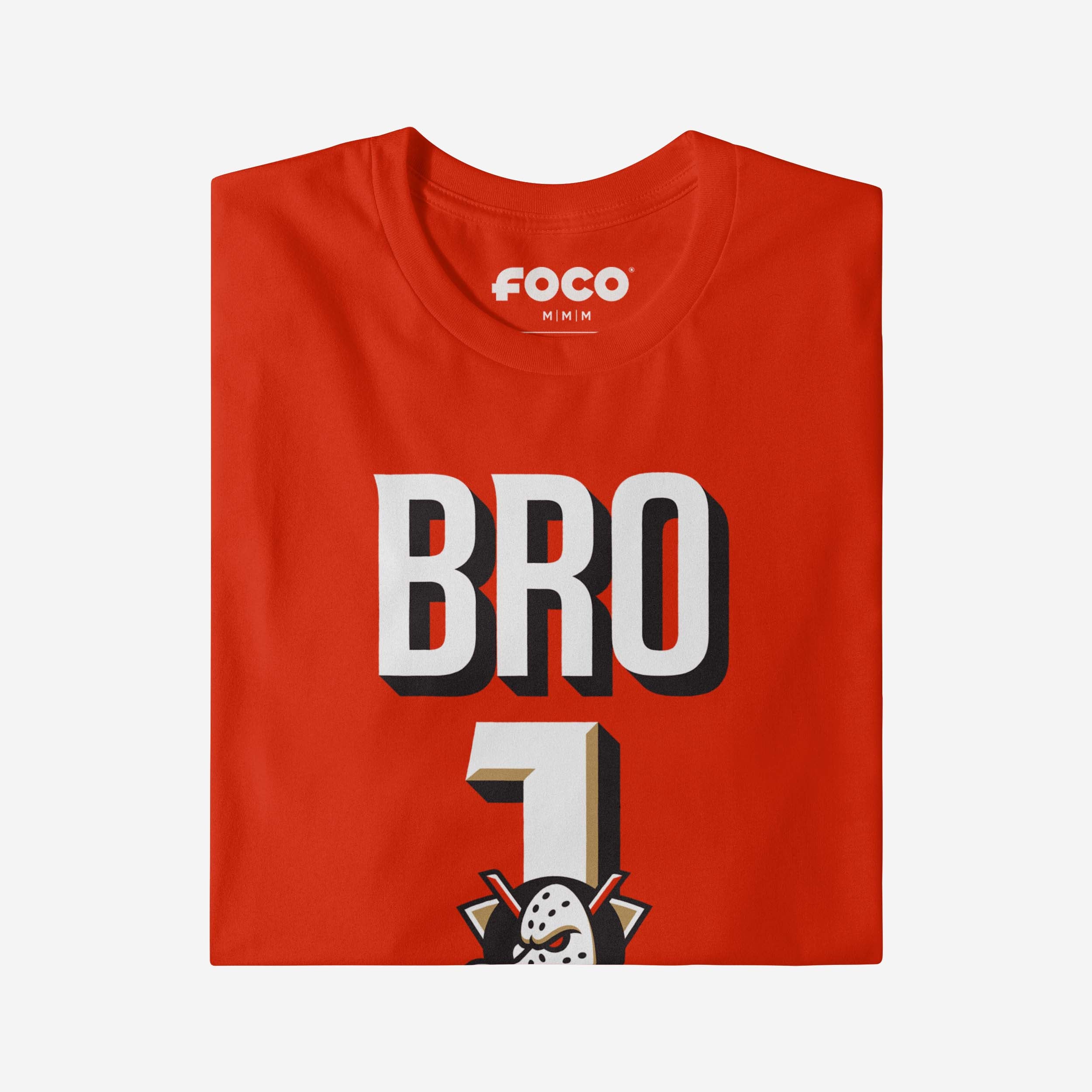 Anaheim Ducks Number 1 Bro T-Shirt - Image 3