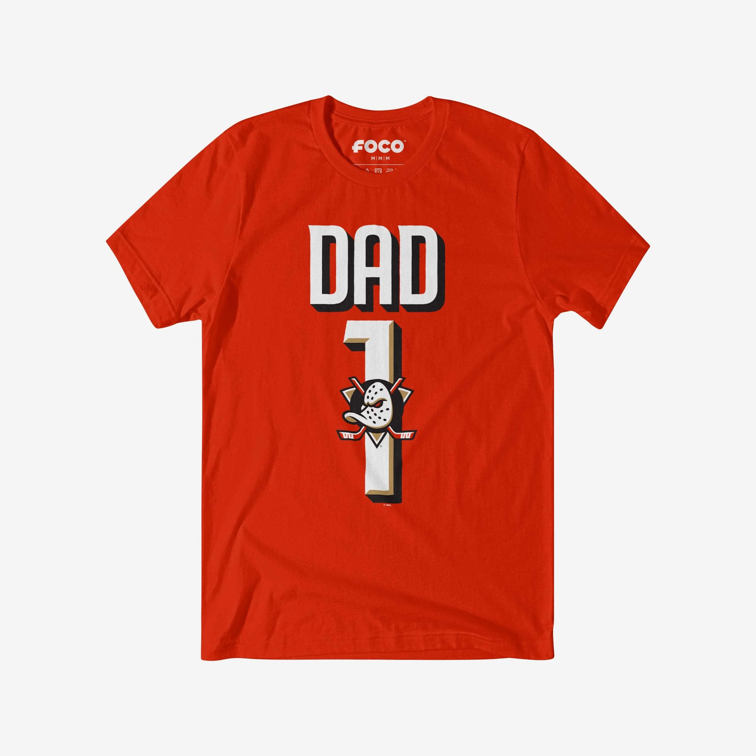Anaheim Ducks Number 1 Dad T-Shirt