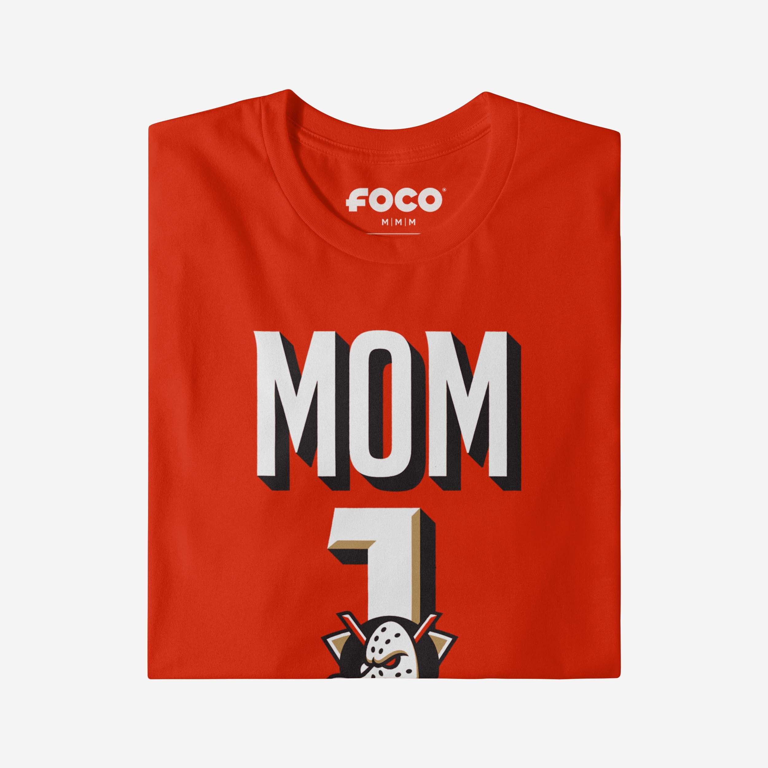 Anaheim Ducks Number 1 Mom T-Shirt - Image 3