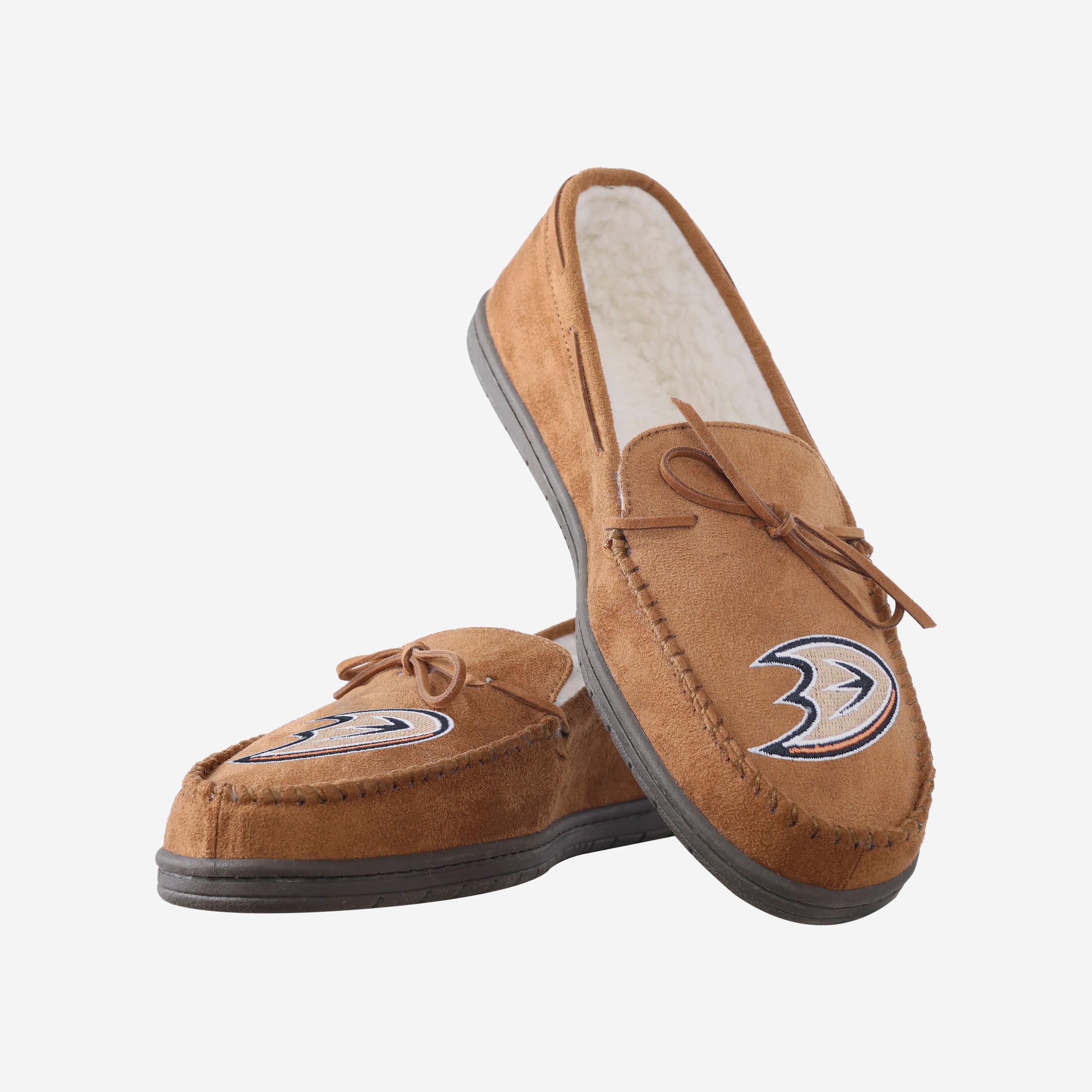 Anaheim Ducks Team Logo Moccasin Slipper - Image 3