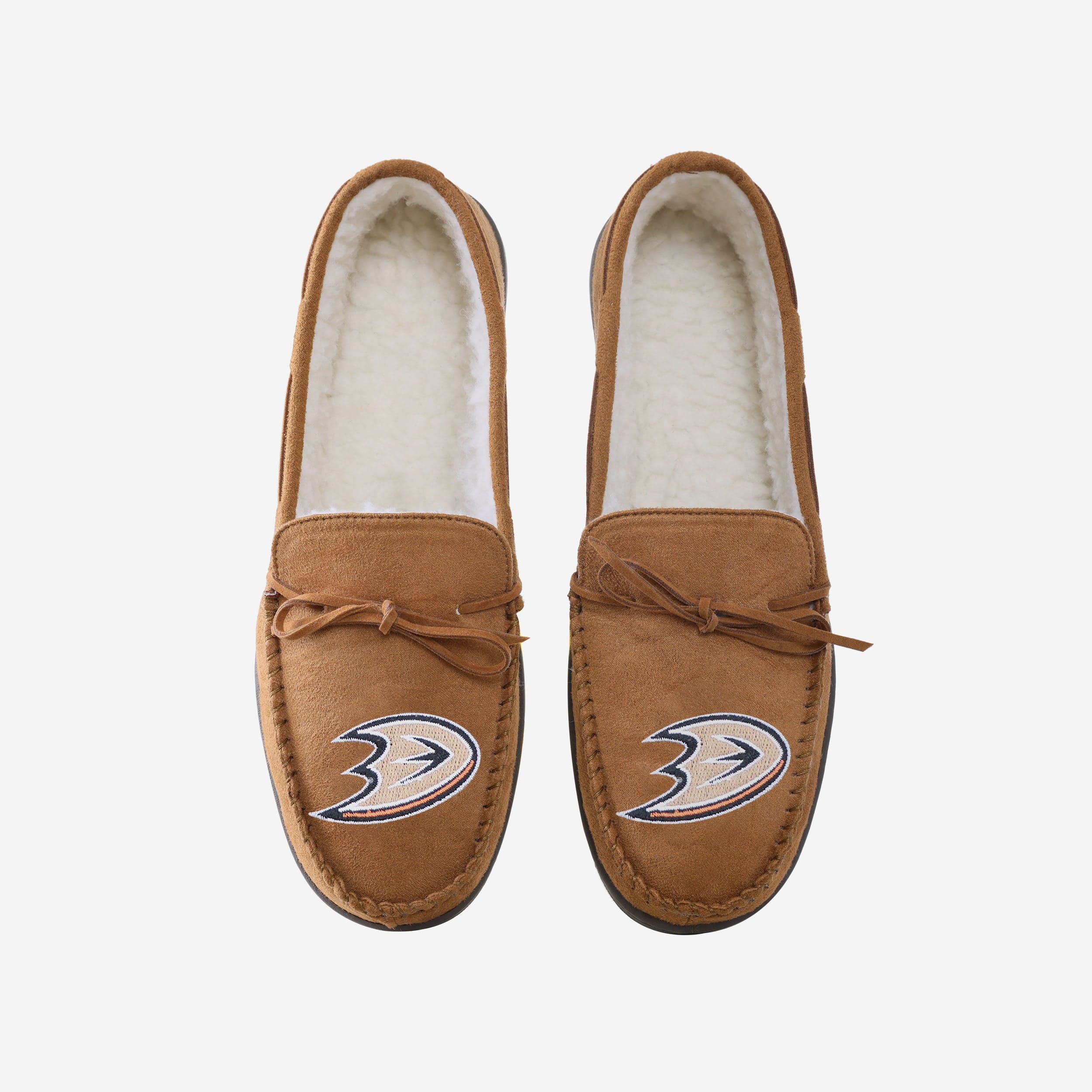Anaheim Ducks Team Logo Moccasin Slipper - Image 4