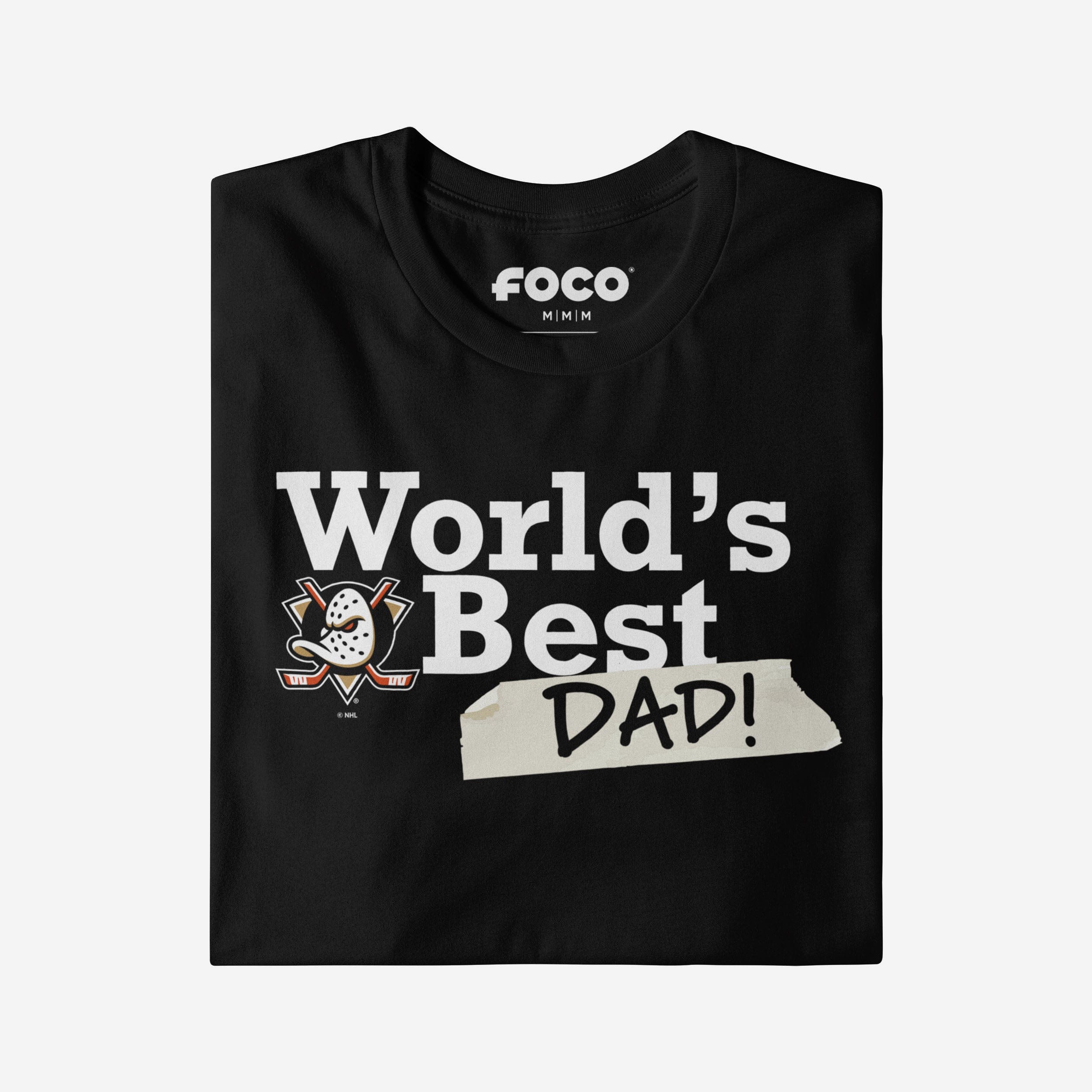 Anaheim Ducks World's Best Dad T-Shirt - Image 3
