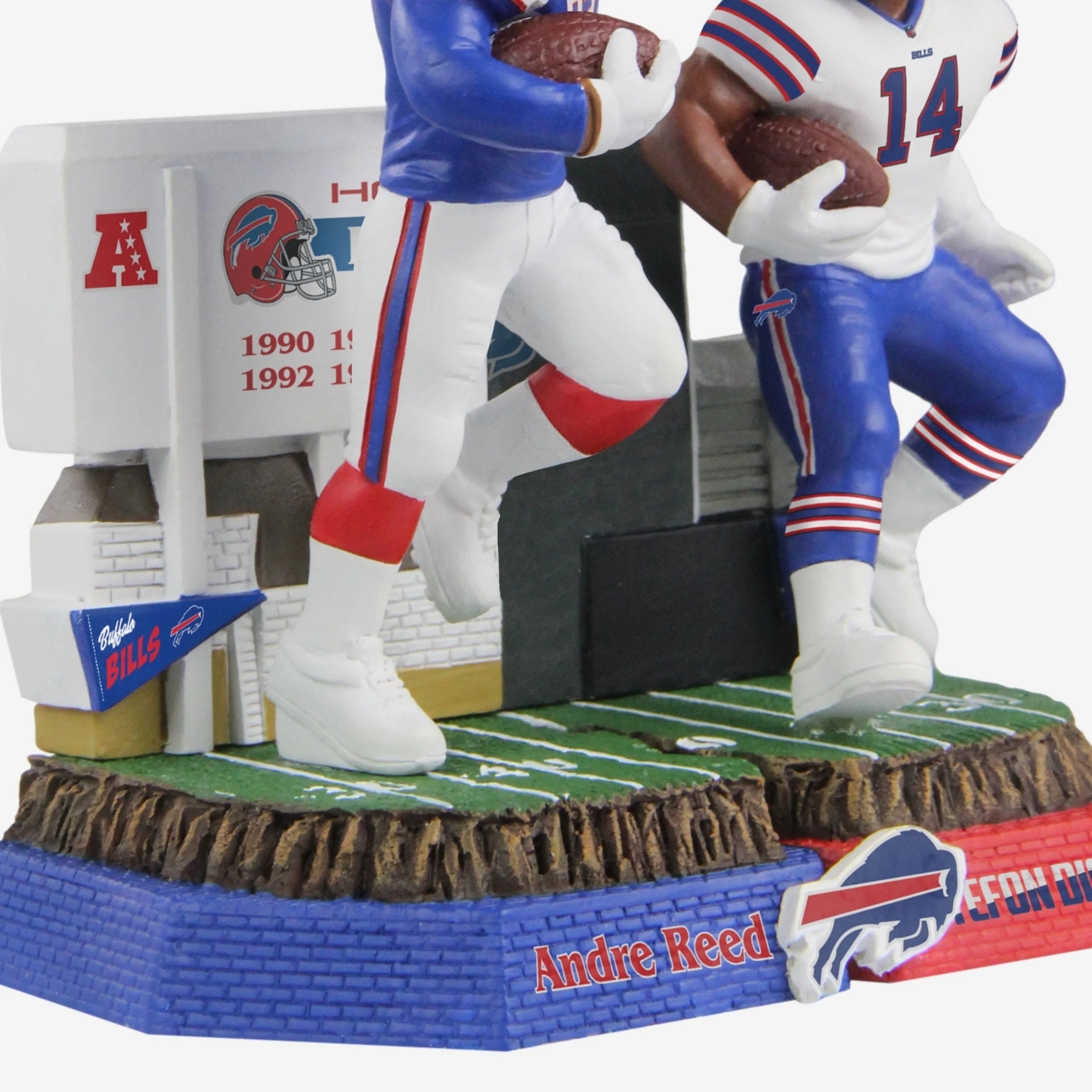 Andre Reed & Stefon Diggs Buffalo Bills Then And Now Bobblehead - Image 4