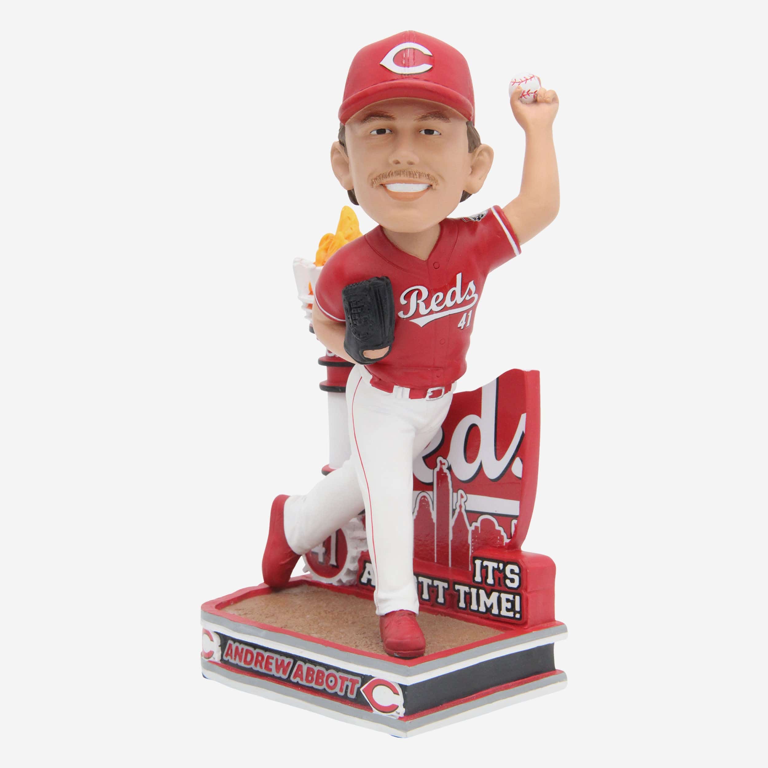 Andrew Abbott Cincinnati Reds Major League Debut Bobblehead - Image 4