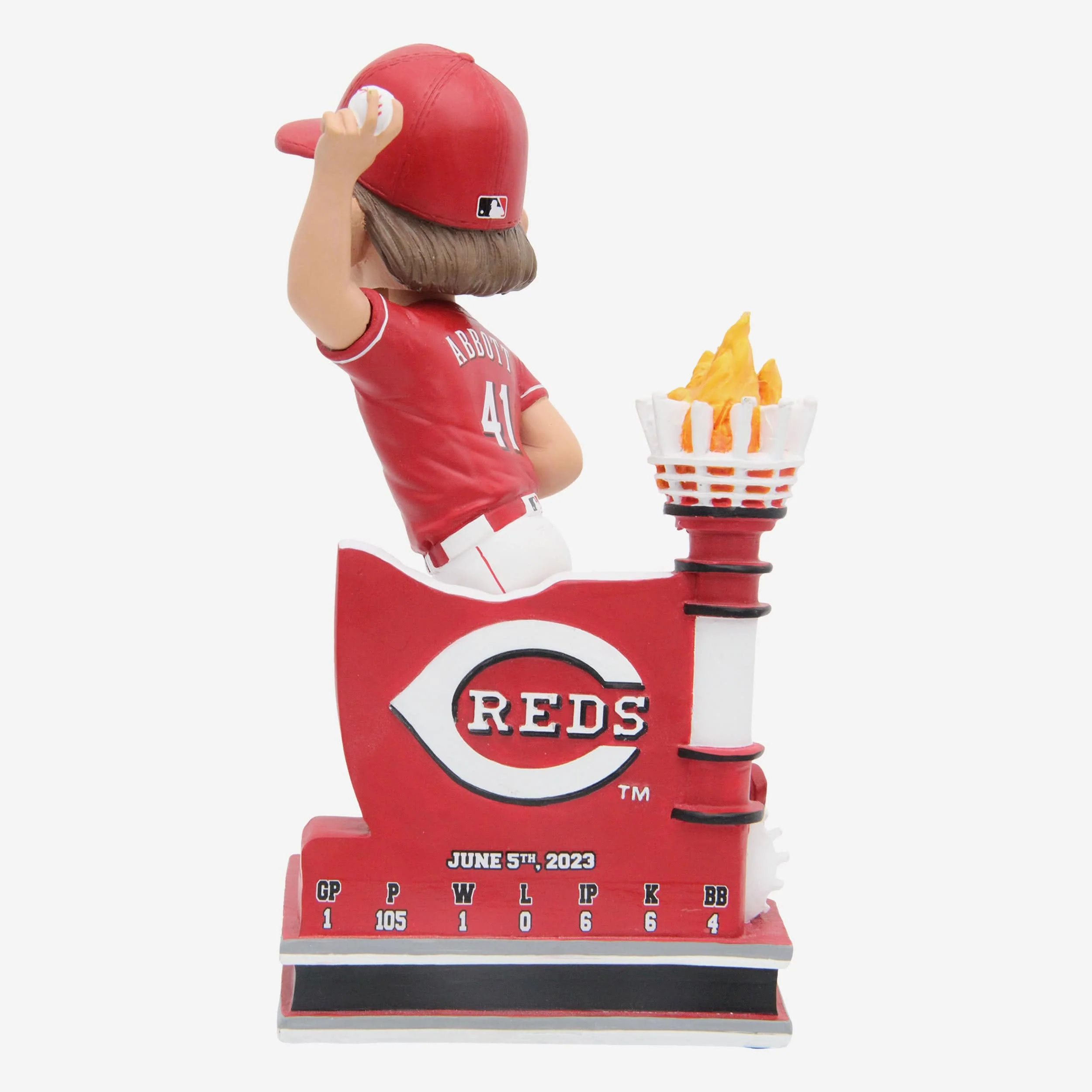 Andrew Abbott Cincinnati Reds Major League Debut Bobblehead - Image 5