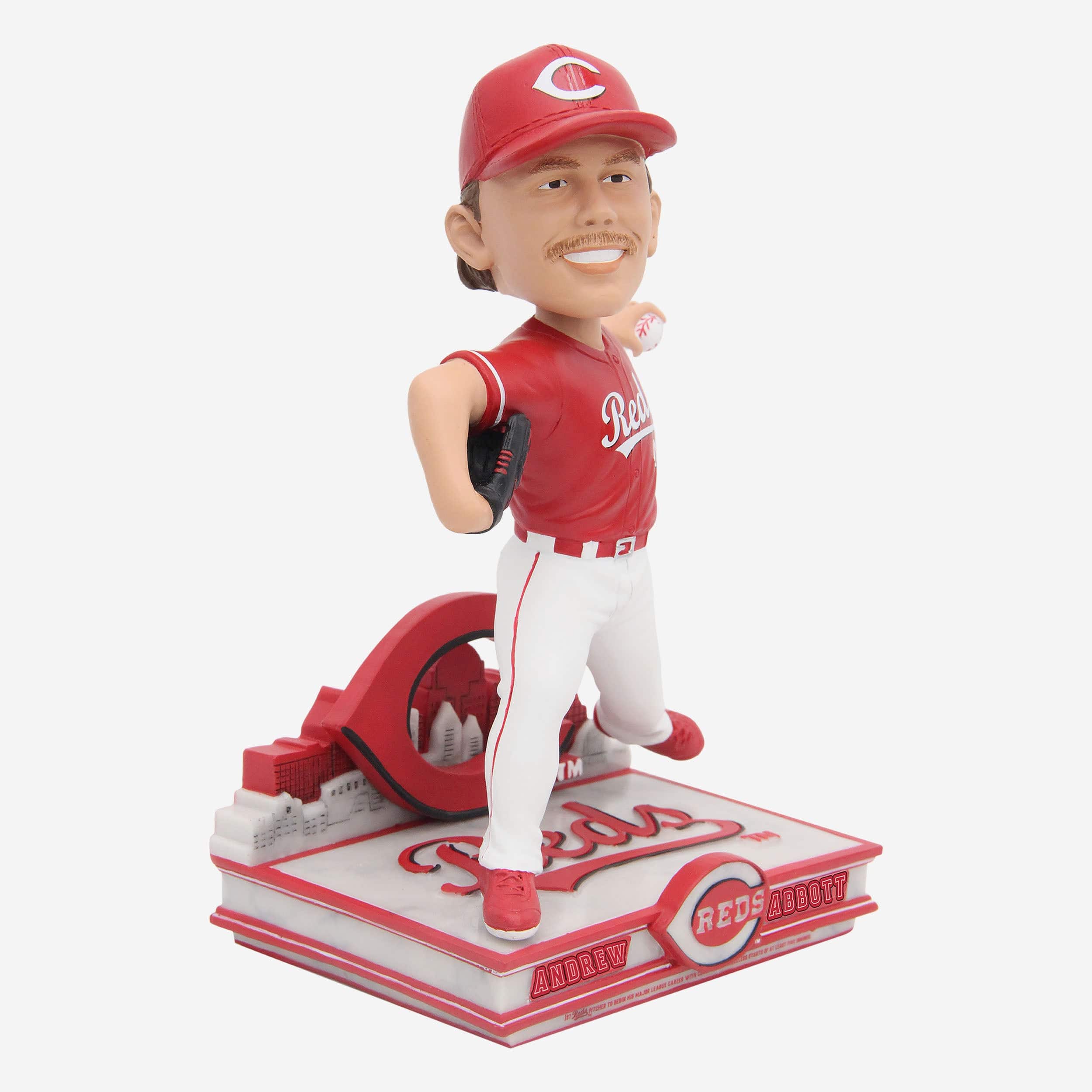Andrew Abbott Cincinnati Reds Gamebreaker Bobblehead - Image 4