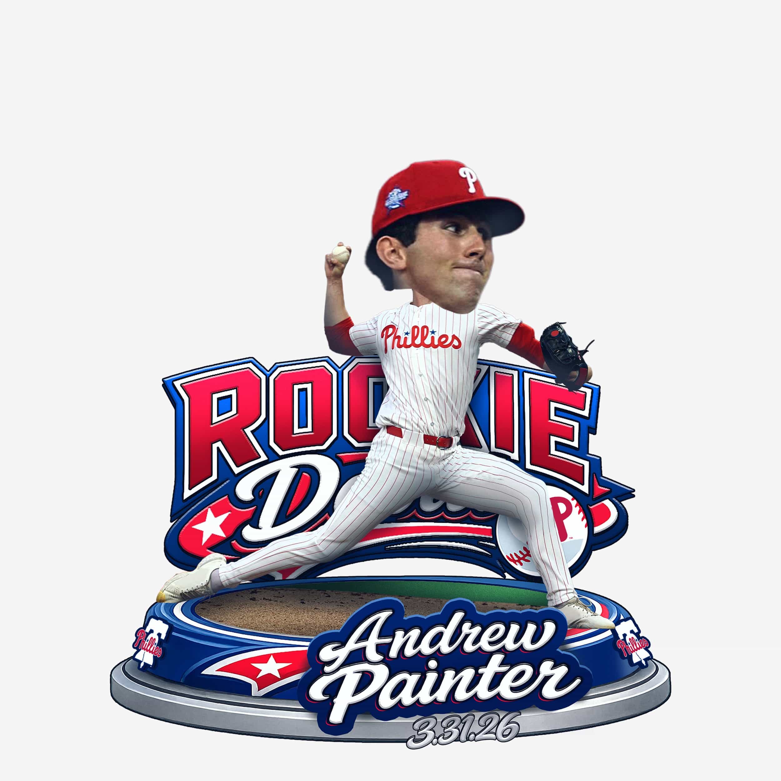 Andrew Painter Philadelphia Phillies MLB Debut Bobblehead
