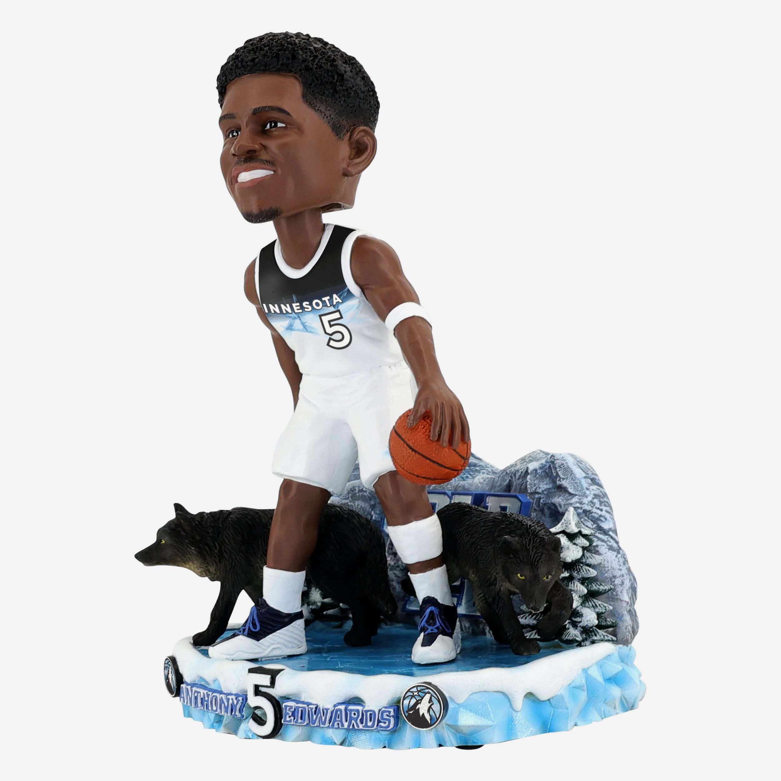 Anthony Edwards Minnesota Timberwolves 2025 City Jersey Bobblehead - Image 4
