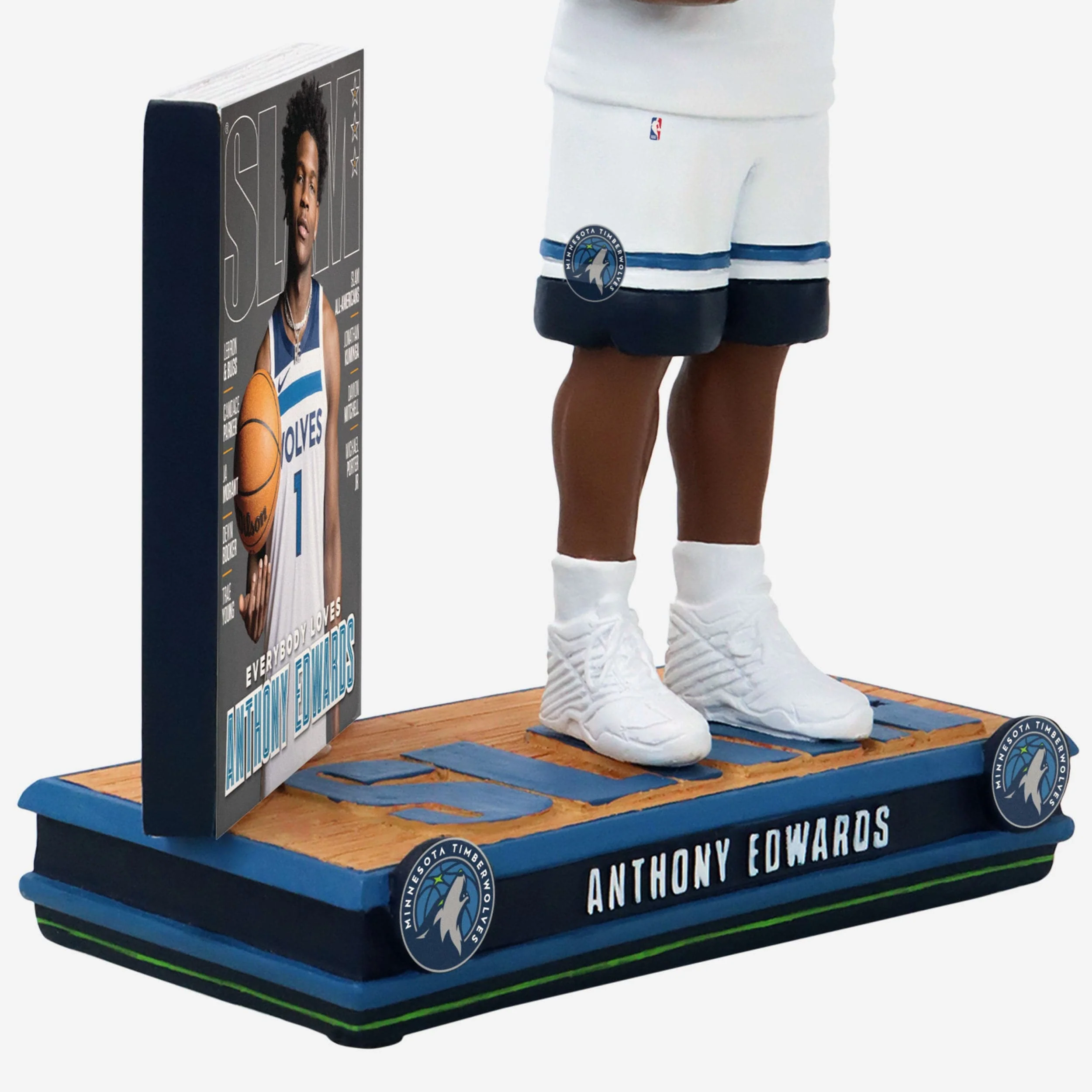 Anthony Edwards Minnesota Timberwolves Everybody Loves Ant Slam Magazine Cover Bobblehead - Image 3