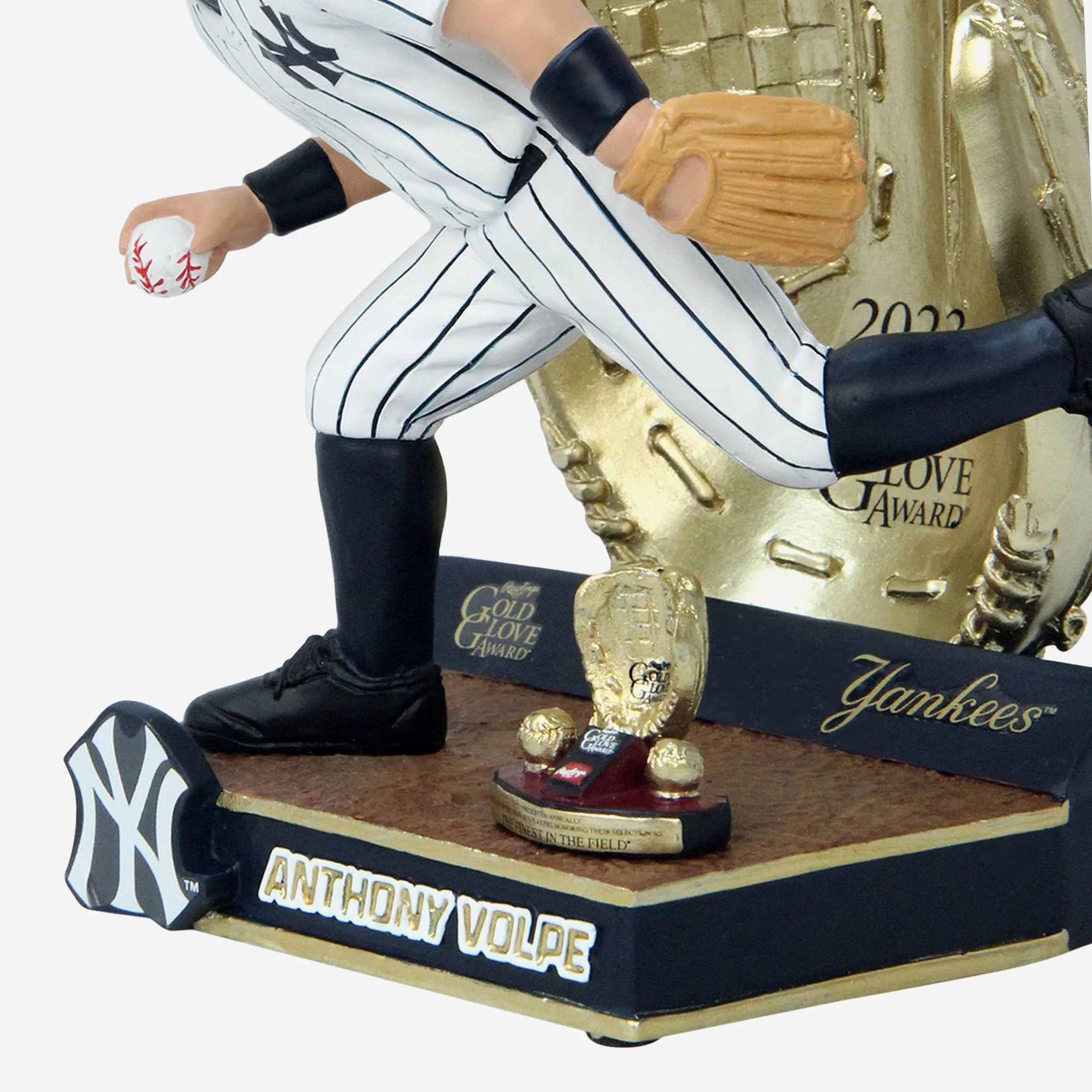 Anthony Volpe New York Yankees 2023 Gold Glove Bobblehead - Image 3