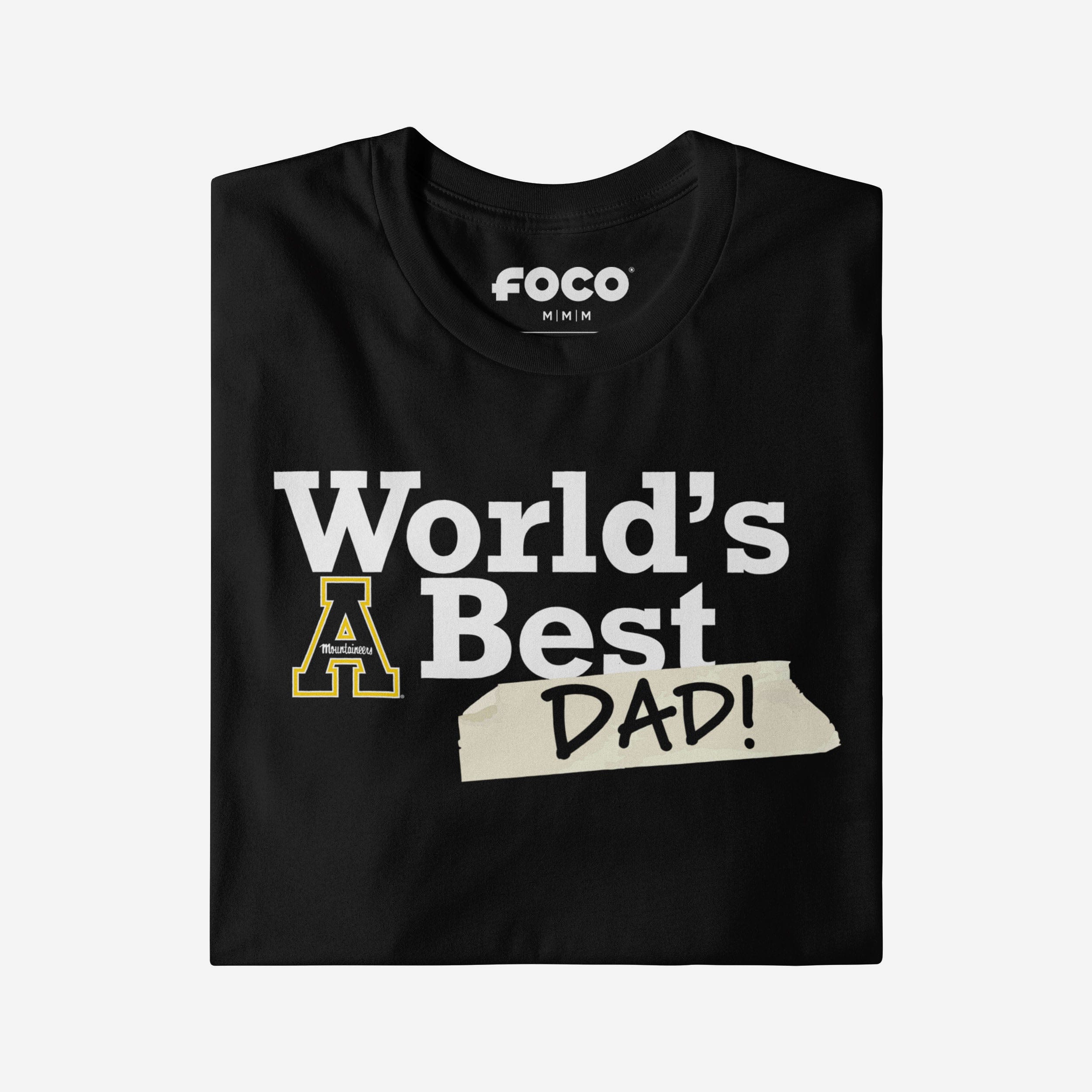 Appalachian State Mountaineers World's Best Dad T-Shirt - Image 3