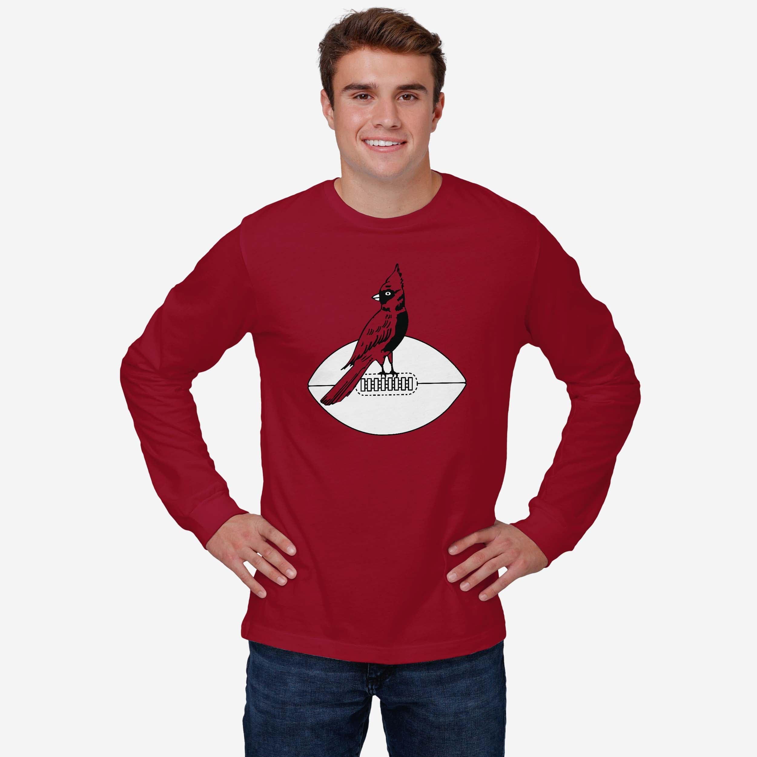 Arizona Cardinals 1947 Retro Logo Long Sleeve T-Shirt - Image 2