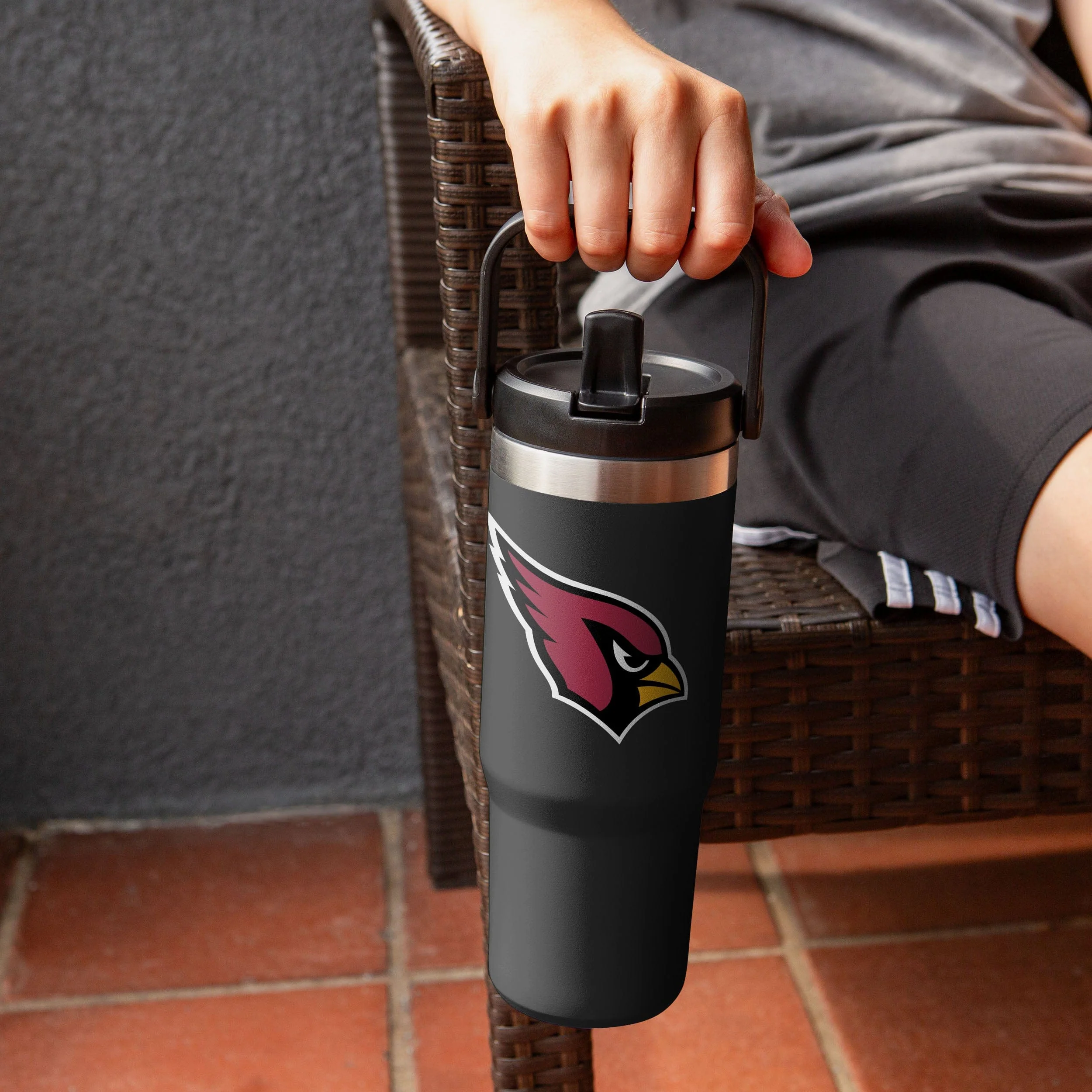 Arizona Cardinals 30 oz Straw Tumbler - Image 4