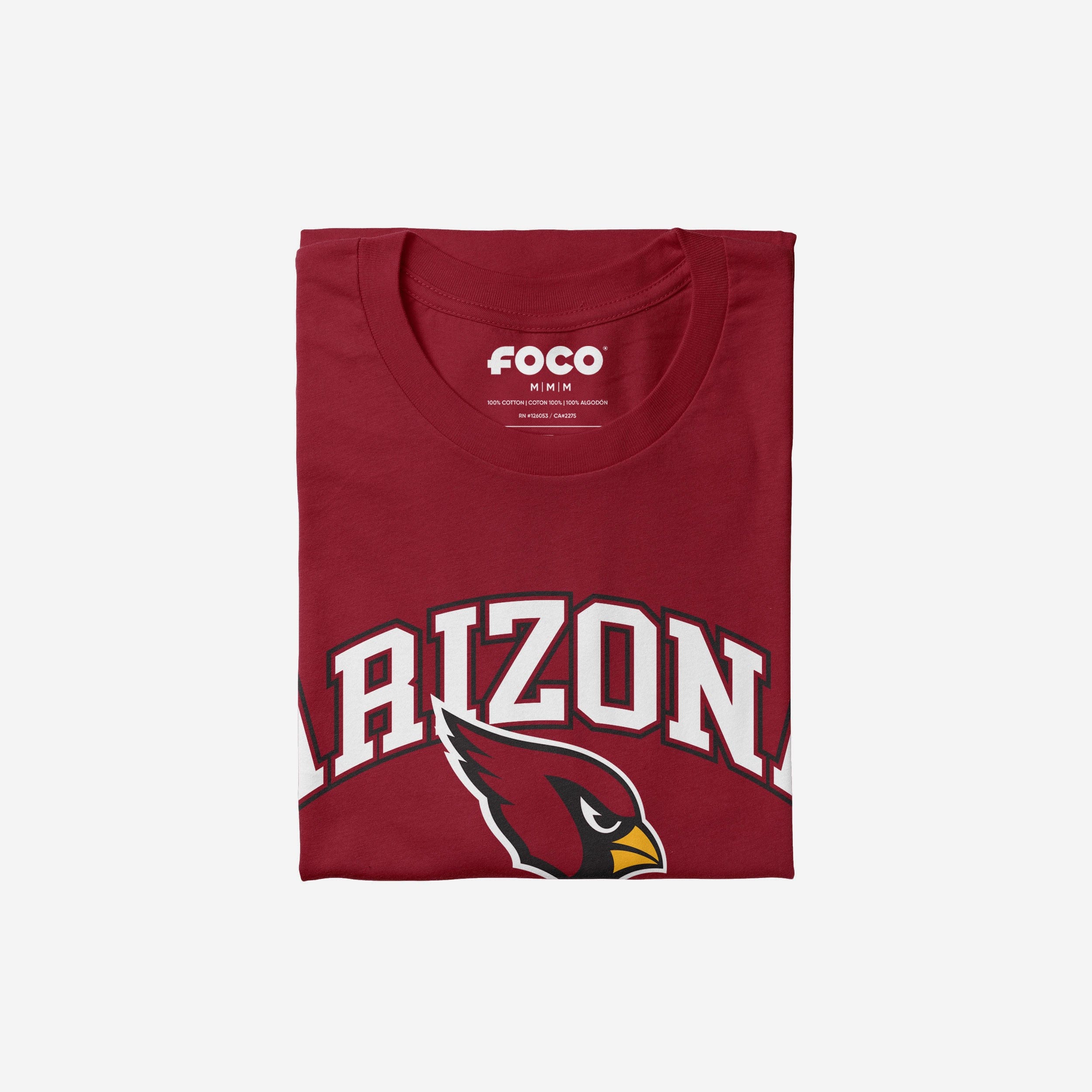 Arizona Cardinals Arched Wordmark T-Shirt - Image 4