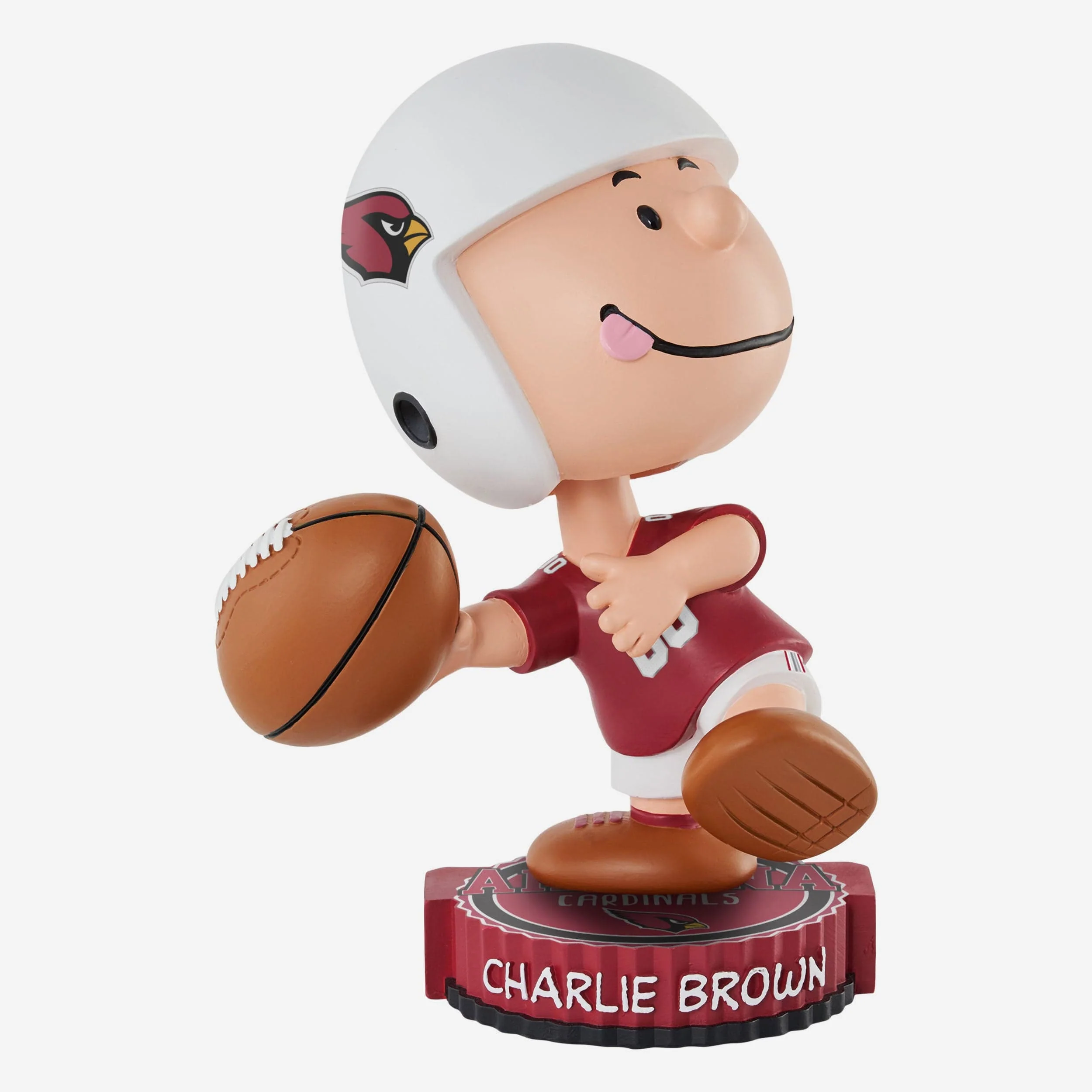 Arizona Cardinals Charlie Brown Peanuts Bighead Bobblehead