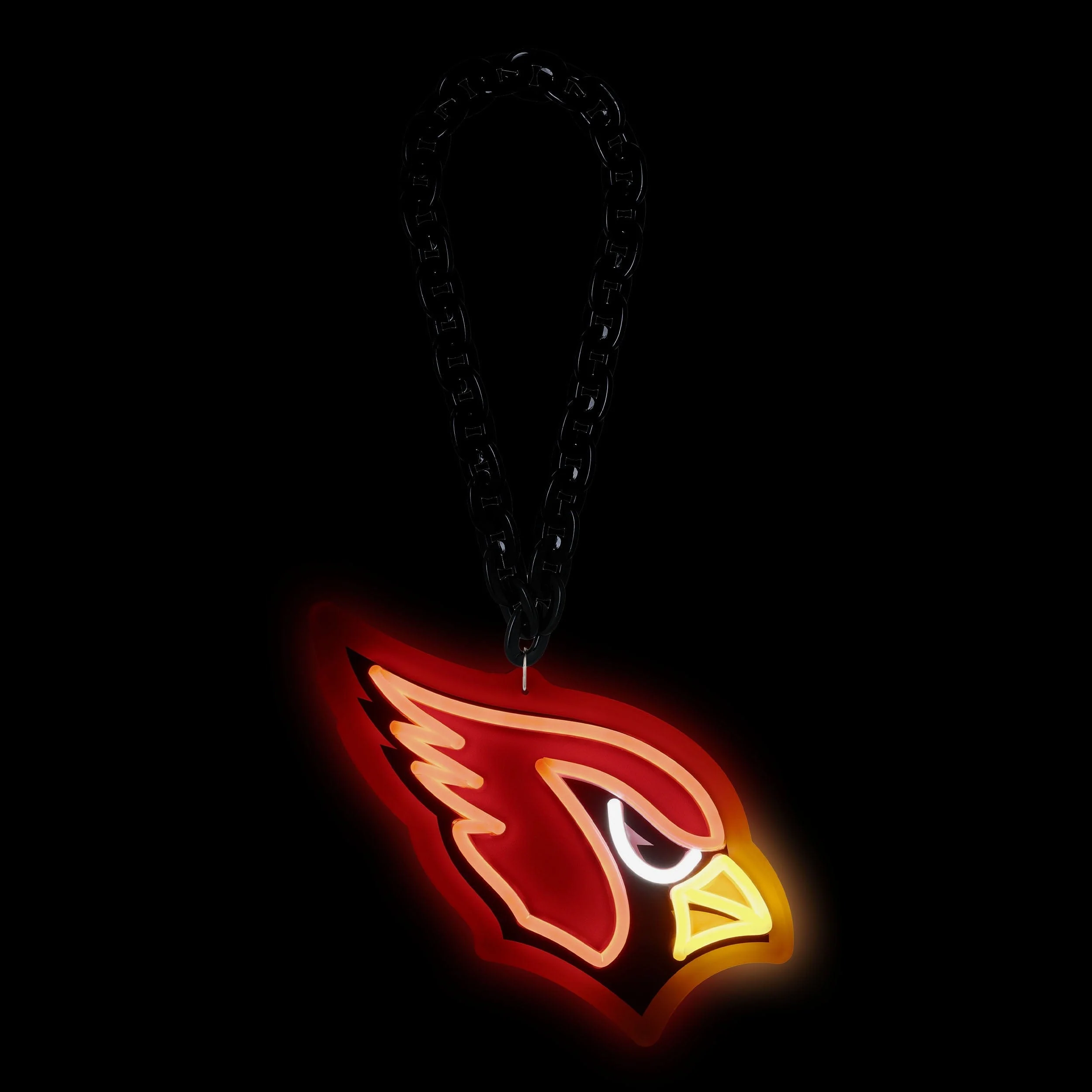 Arizona Cardinals Neon Light Up Big Logo Chain - Image 2