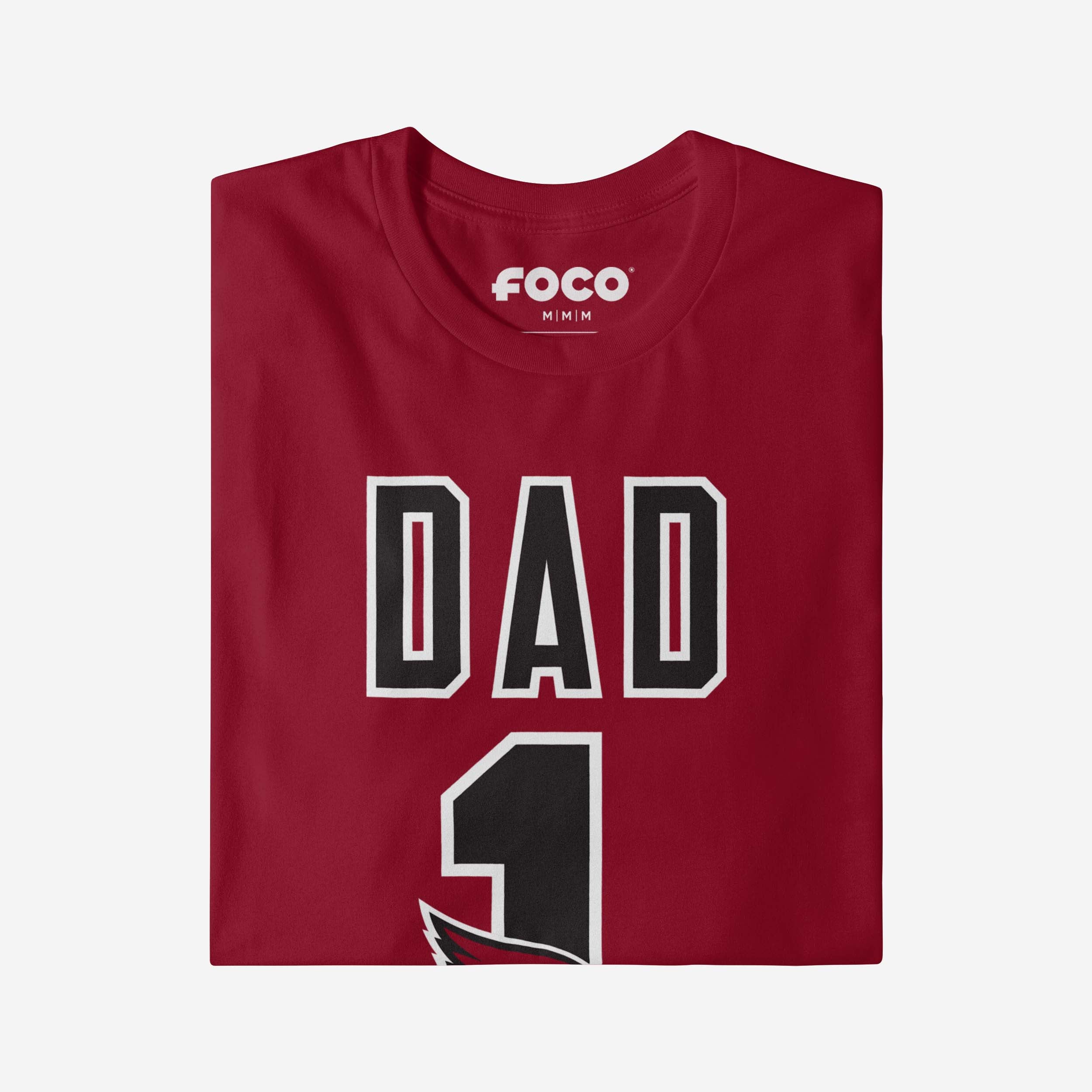 Arizona Cardinals Number 1 Dad T-Shirt - Image 4