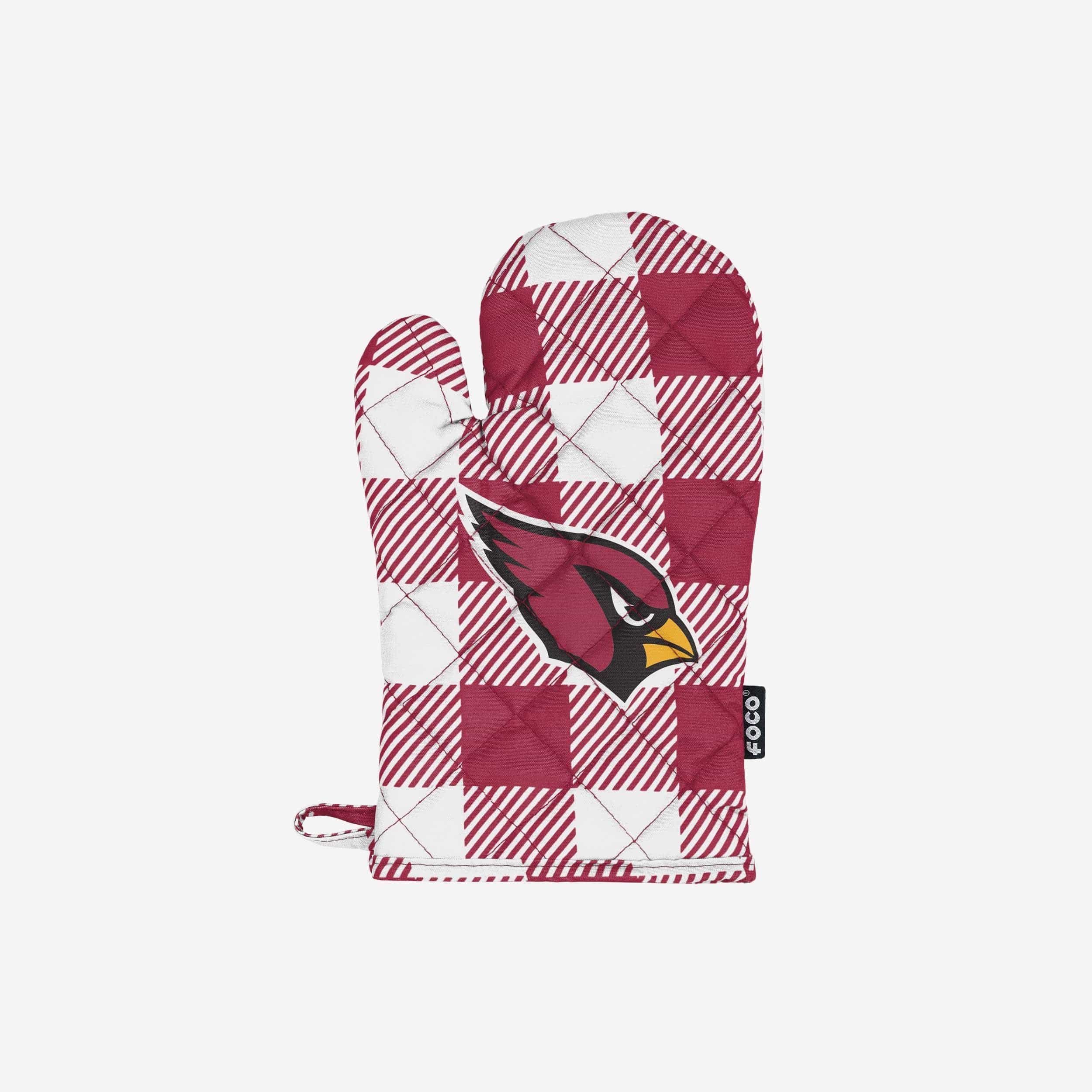 Arizona Cardinals Plaid Oven Mitt