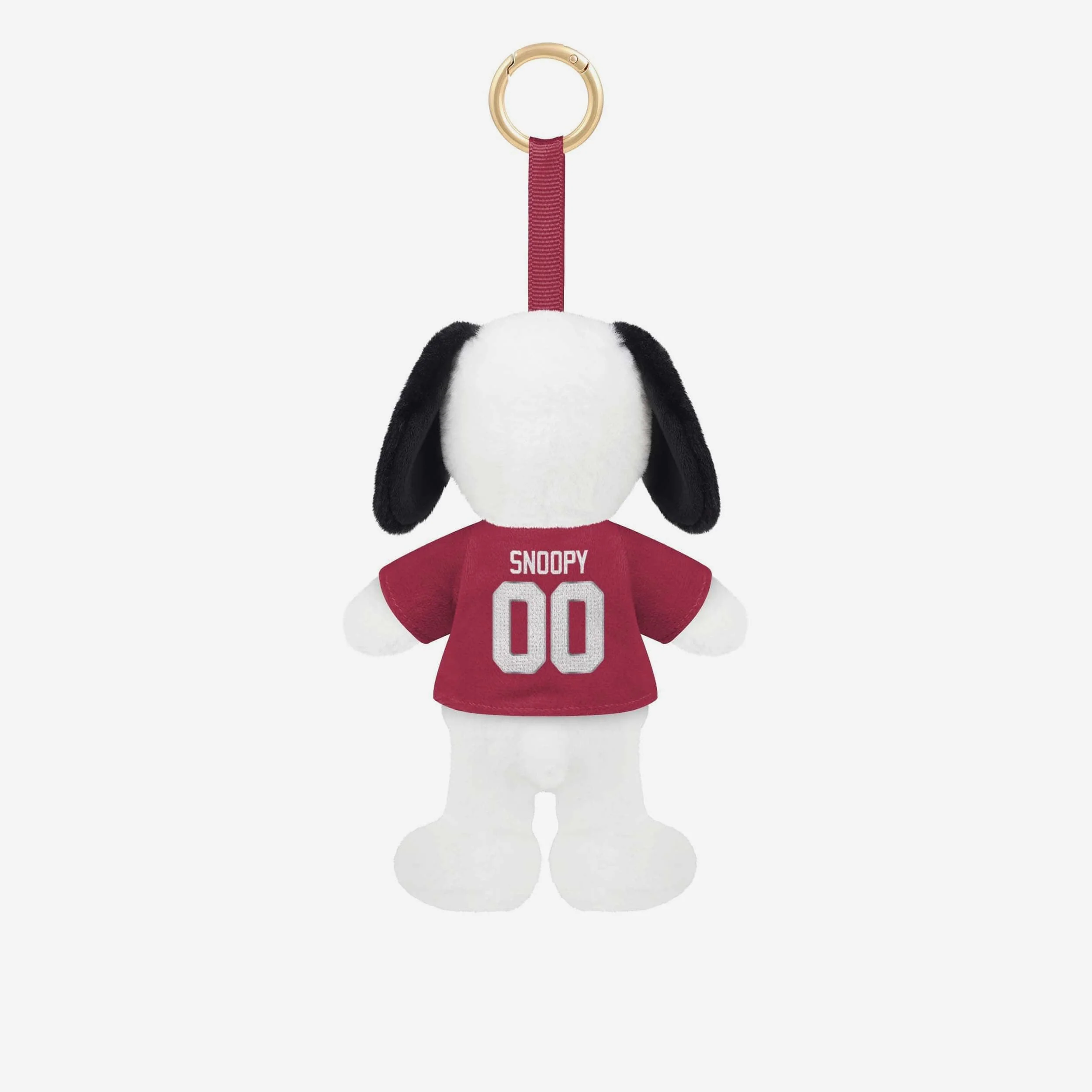 Arizona Cardinals Plush Snoopy Peanuts Bag Charm Keychain - Image 2