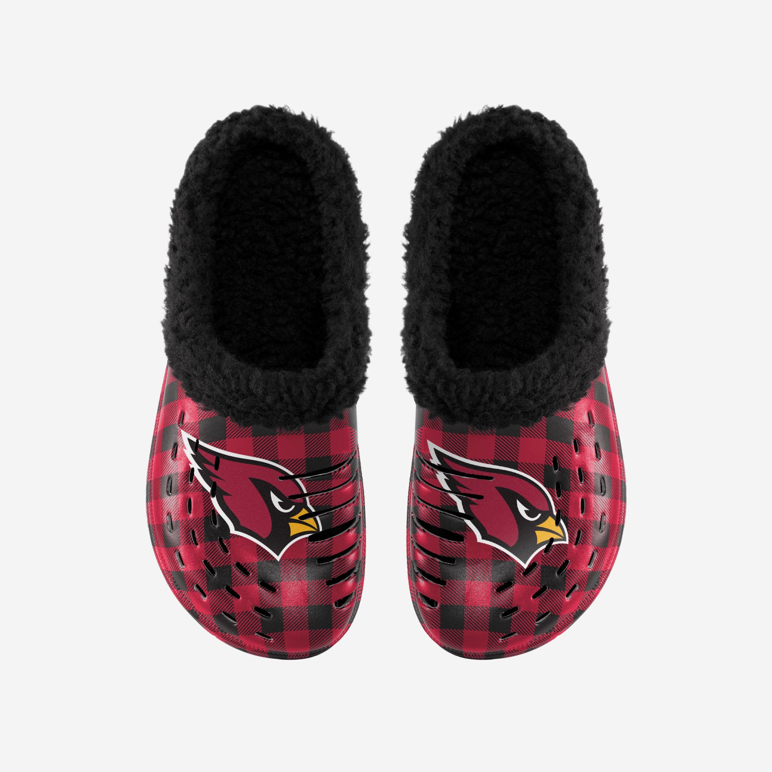 Arizona Cardinals Sherpa Lined Buffalo Check Clog - Image 4