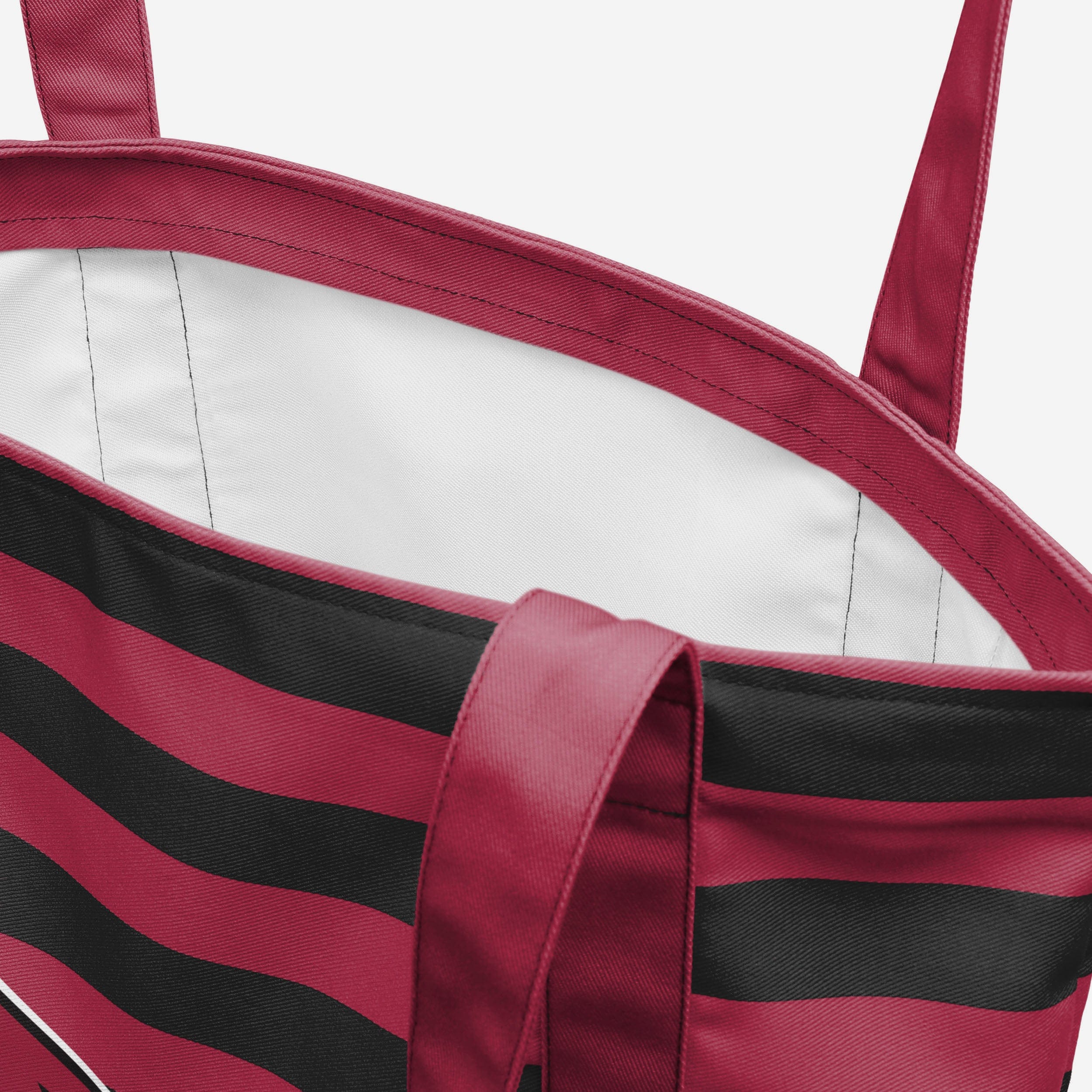 Arizona Cardinals Team Stripe Canvas Tote Bag - Image 4