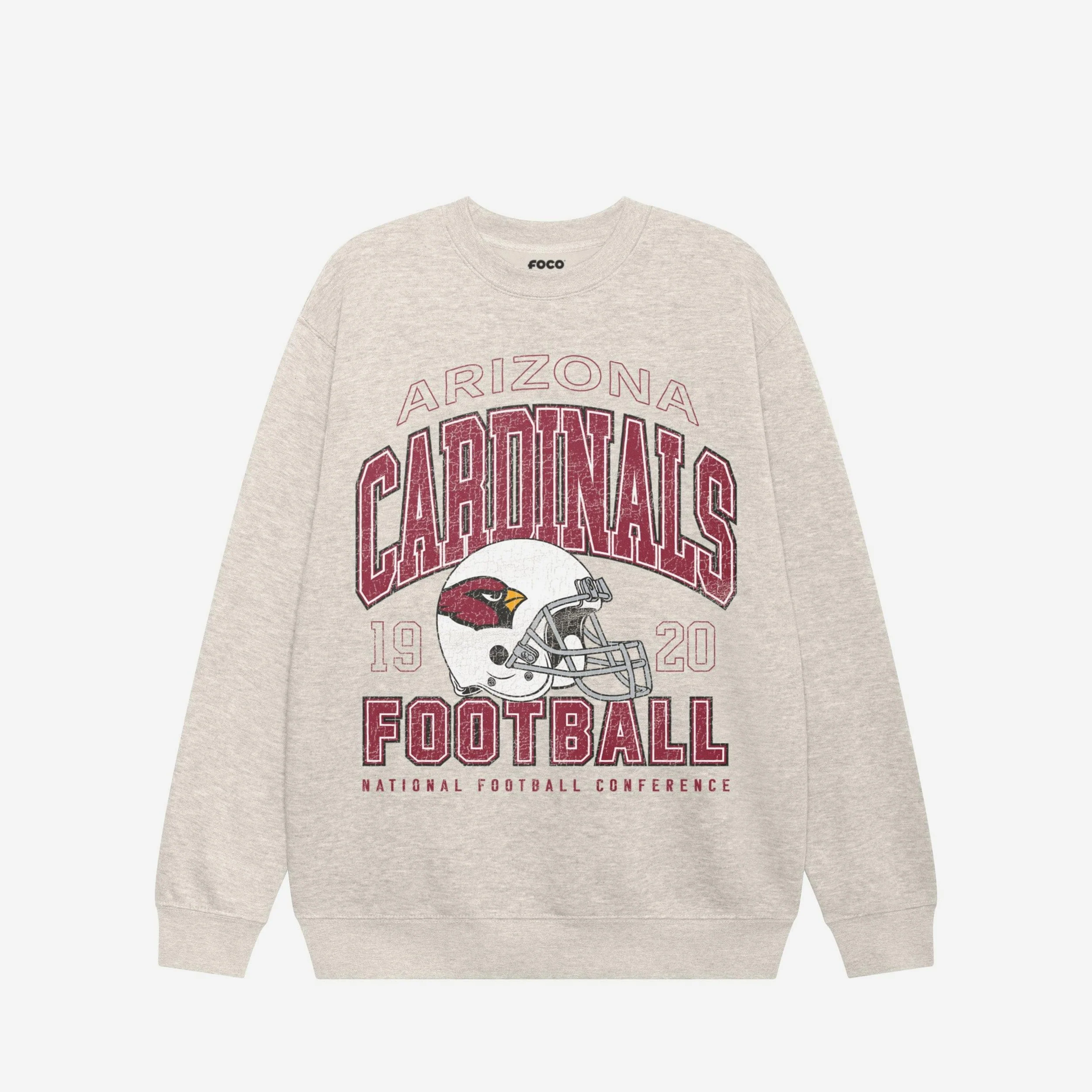 Arizona Cardinals Varsity Crew Neck Sweatshirt