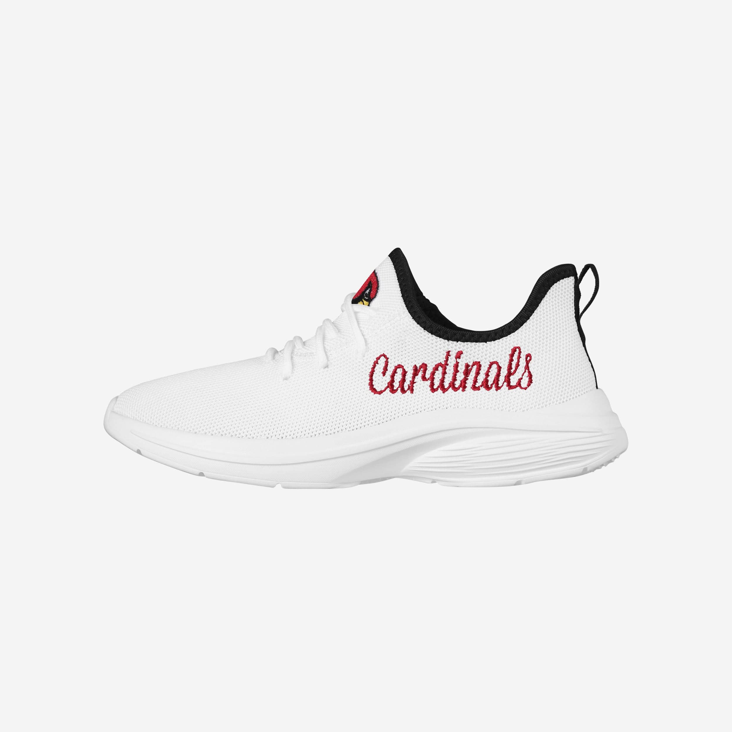 Arizona Cardinals Womens Midsole White Sneakers