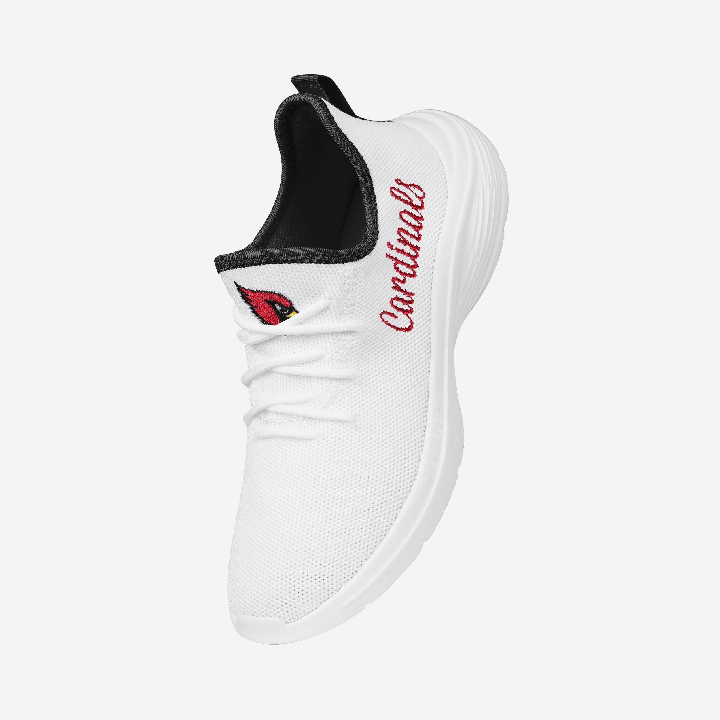 Arizona Cardinals Womens Midsole White Sneakers - Image 2