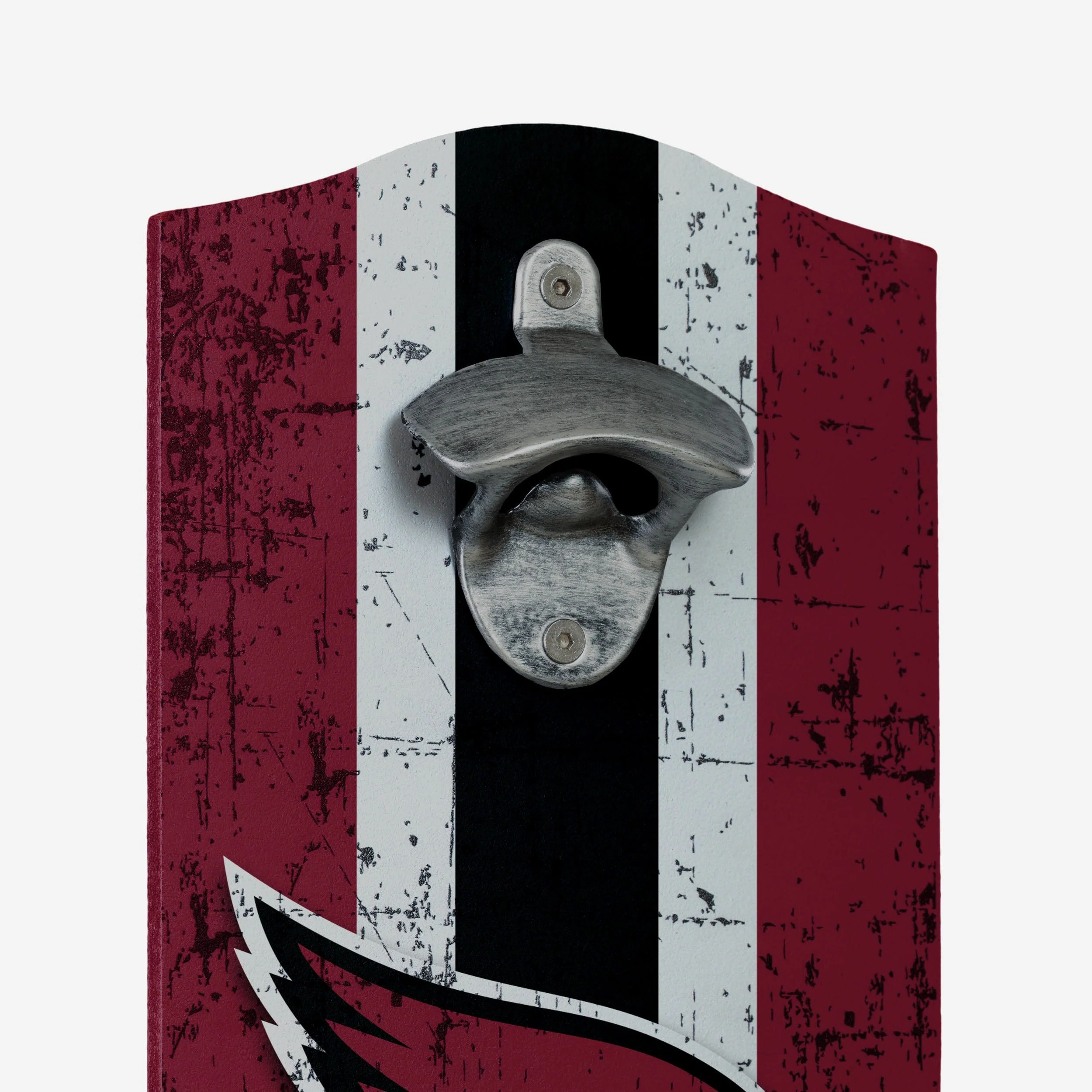 Arizona Cardinals Wooden Bottle Cap Opener Sign - Image 3