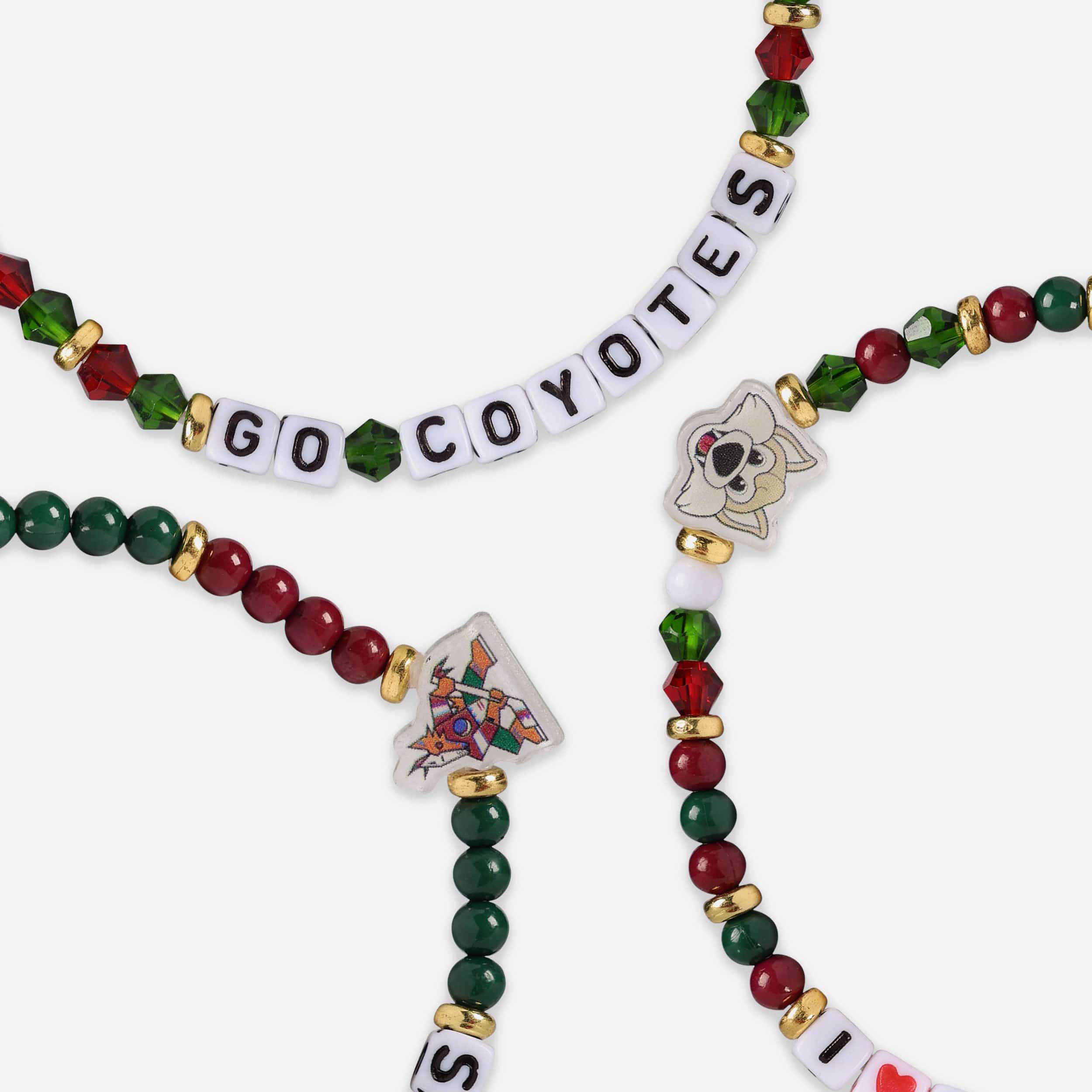 Arizona Coyotes 3 Pack Friendship Bracelet - Image 2