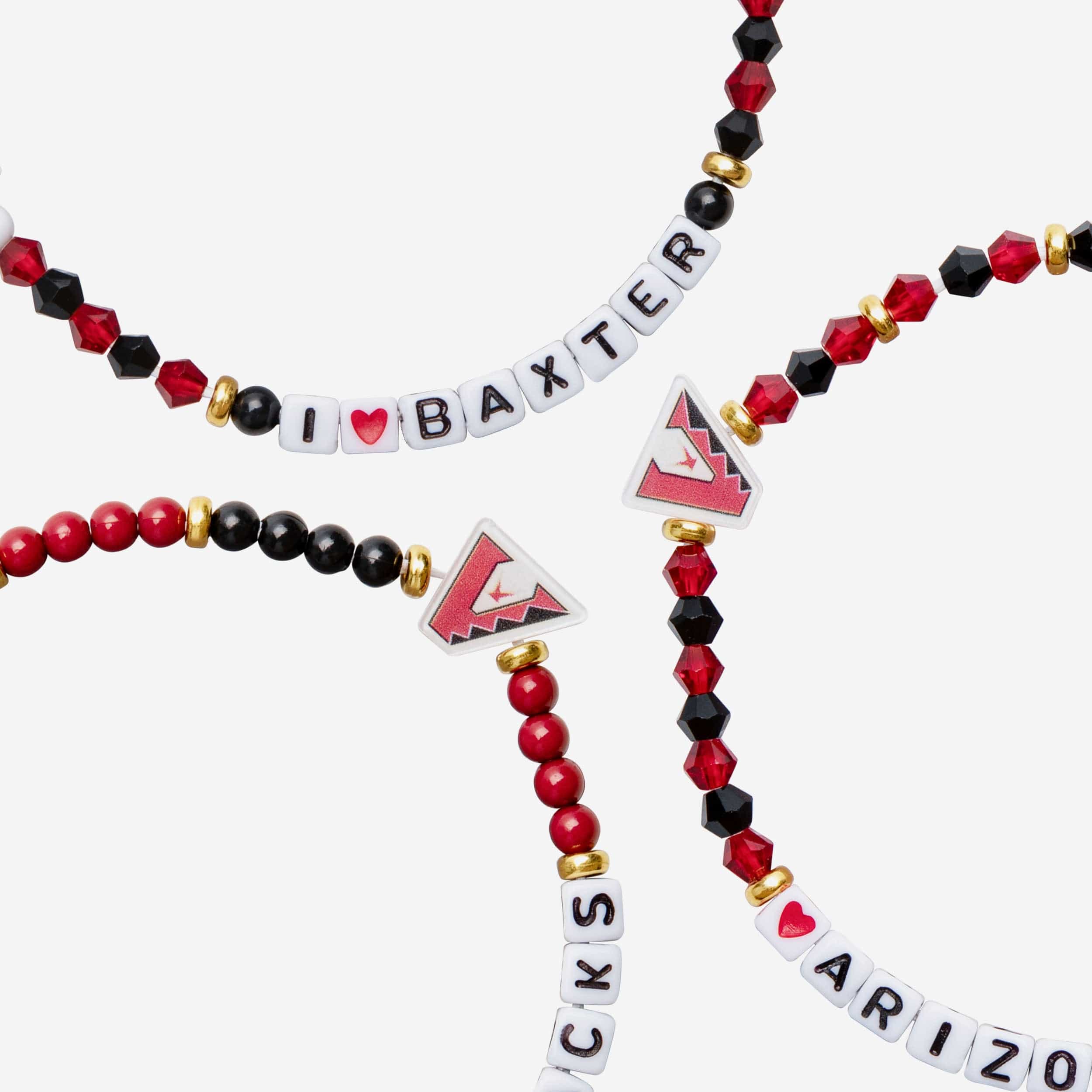 Arizona Diamondbacks 3 Pack Friendship Bracelet - Image 2