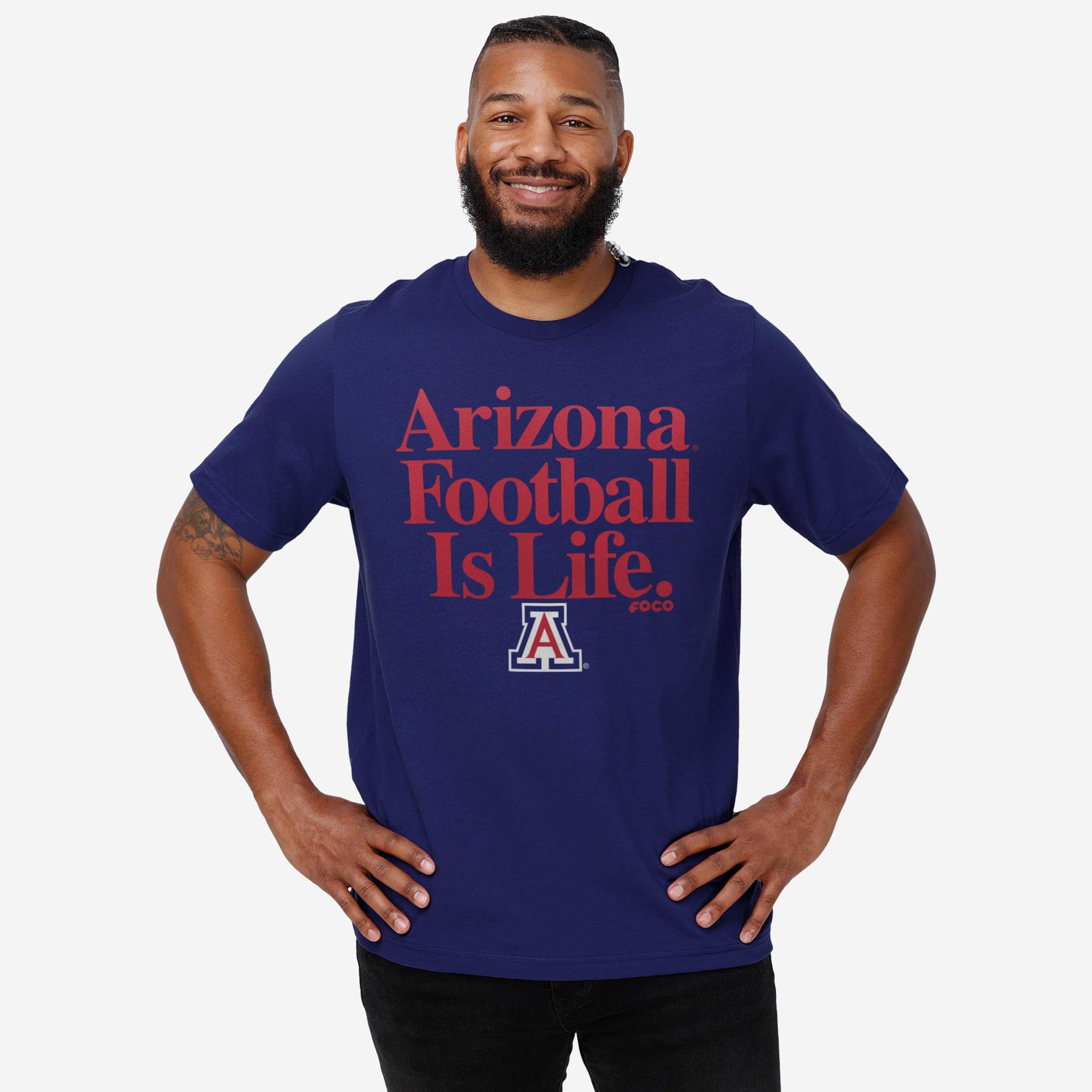 Arizona Wildcats Football is Life T-Shirt - Image 2