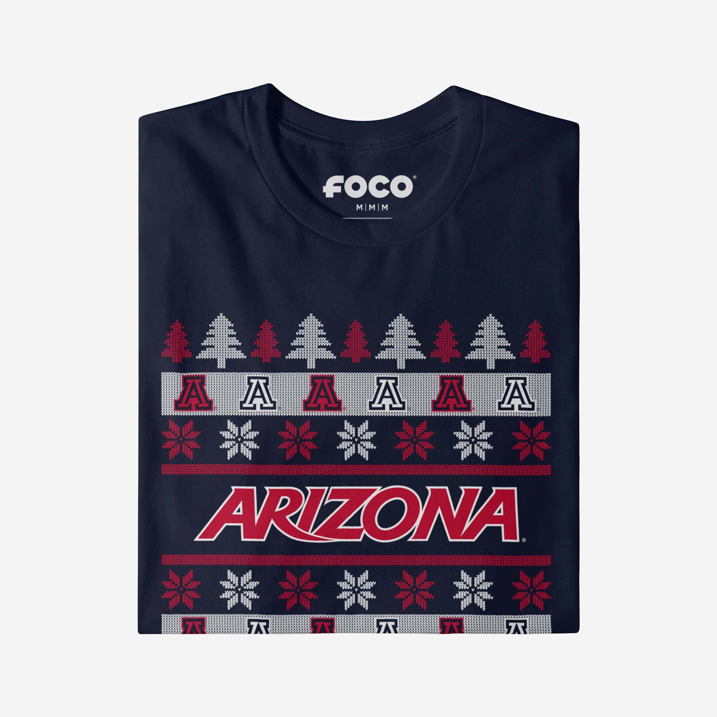 Arizona Wildcats Holiday Sweater T-Shirt - Image 4