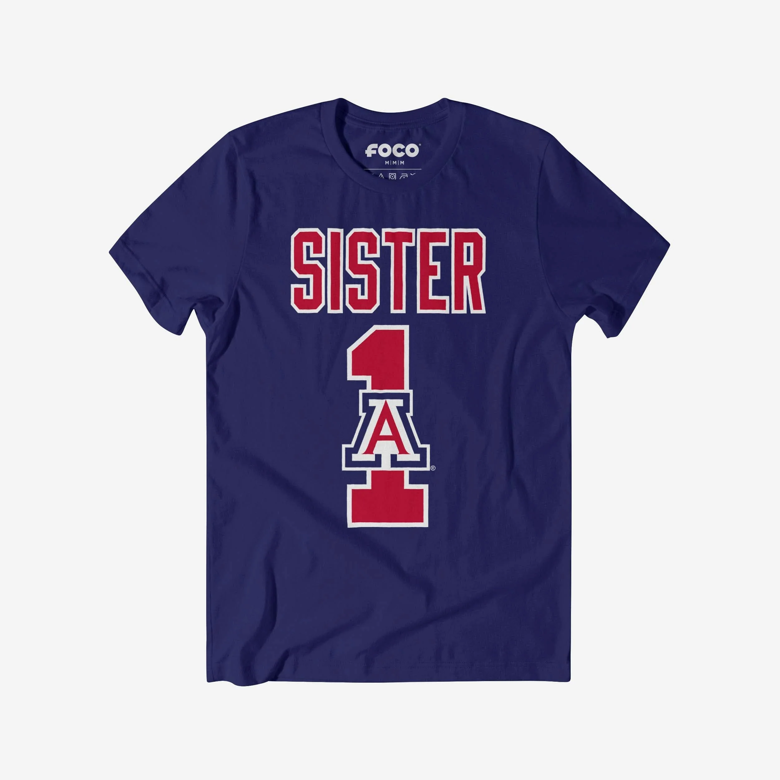 Arizona Wildcats Number 1 Sister T-Shirt