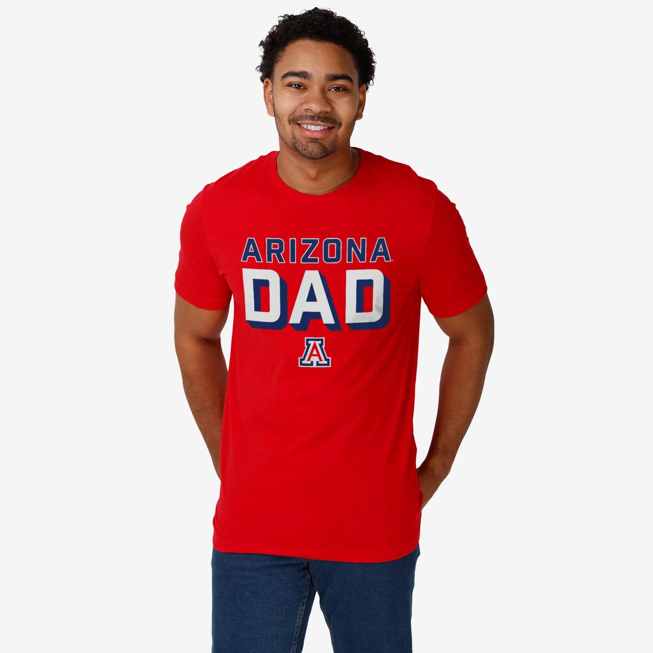 Arizona Wildcats Team Dad T-Shirt - Image 2
