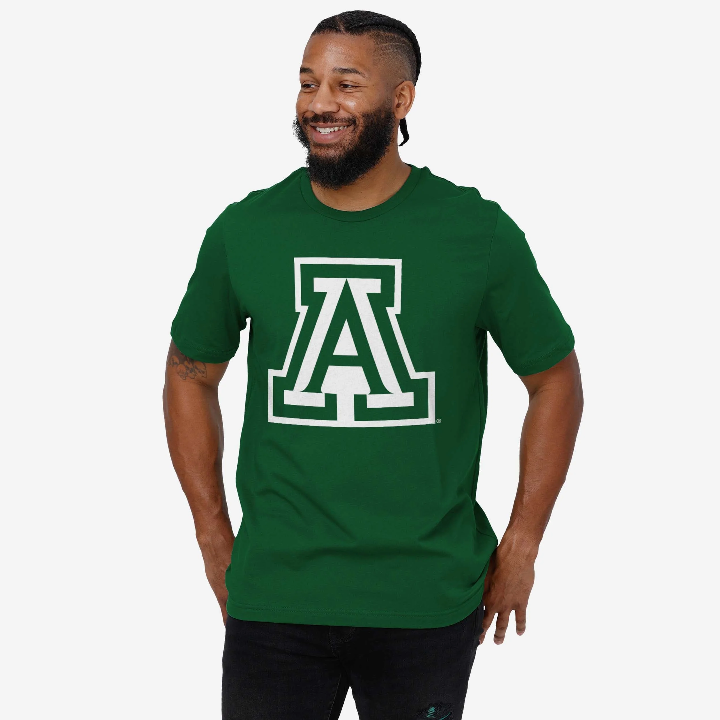 Arizona Wildcats White Logo T-Shirt - Image 2