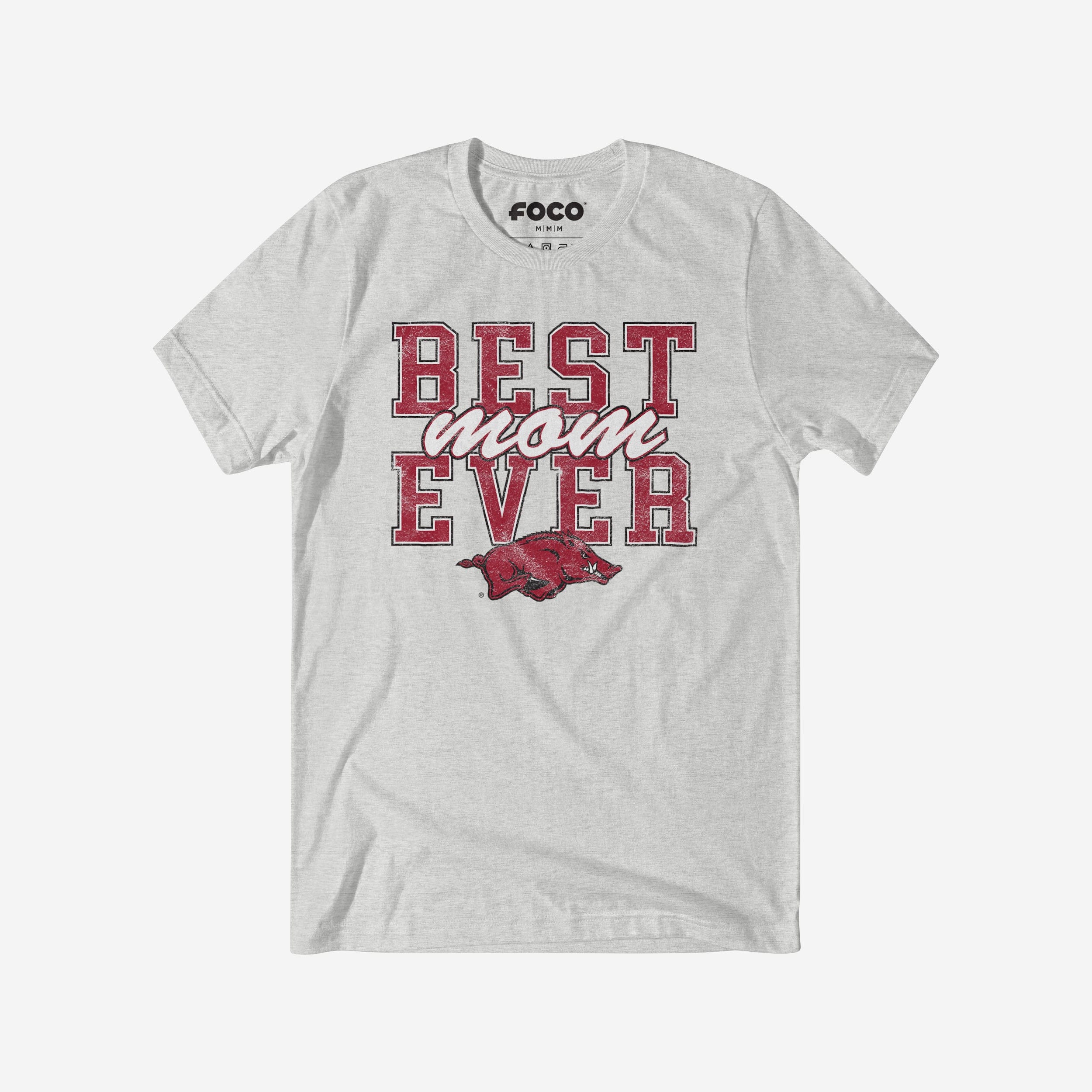 Arkansas Razorbacks Best Mom Ever Stacked T-Shirt
