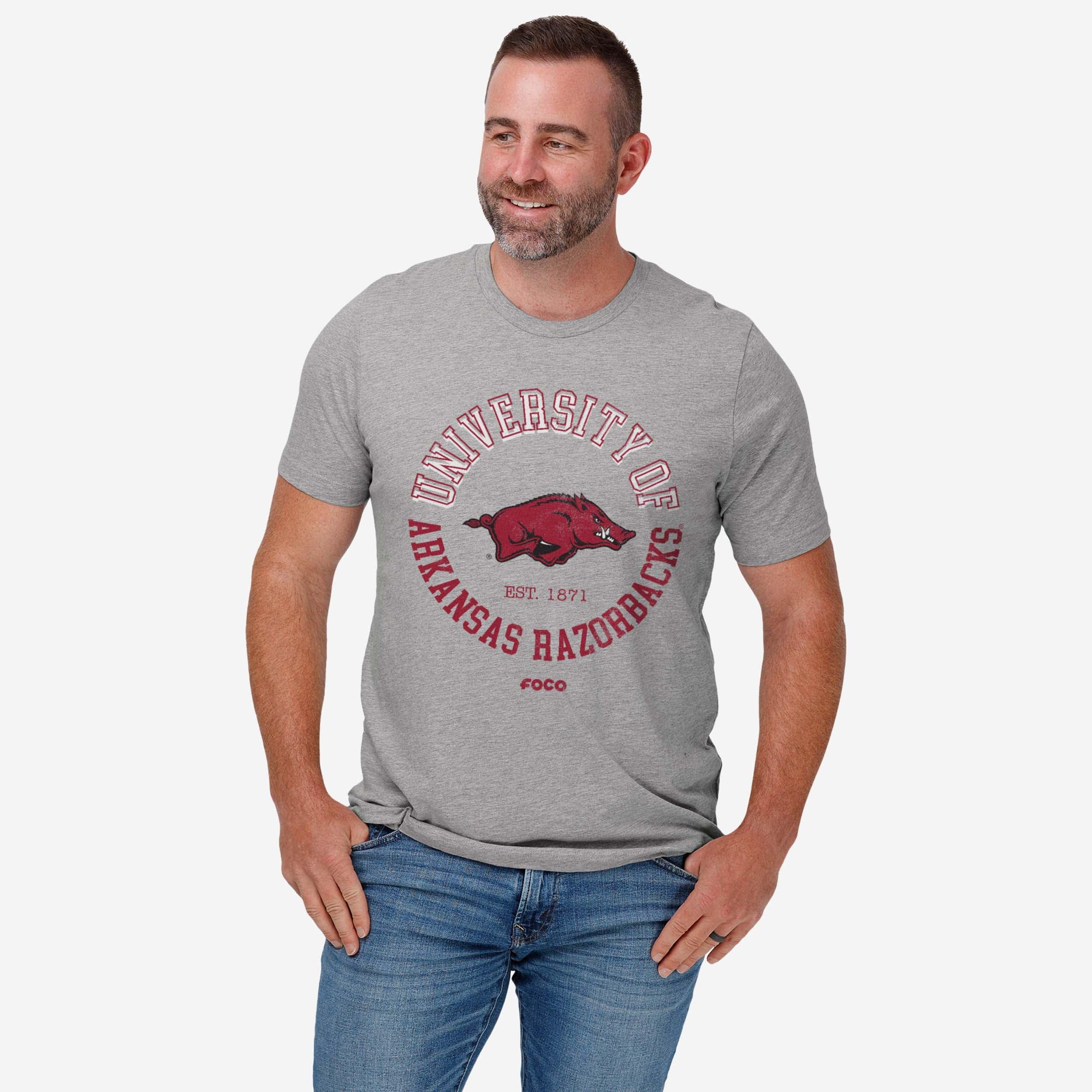 Arkansas Razorbacks Circle Vintage T-Shirt - Image 2