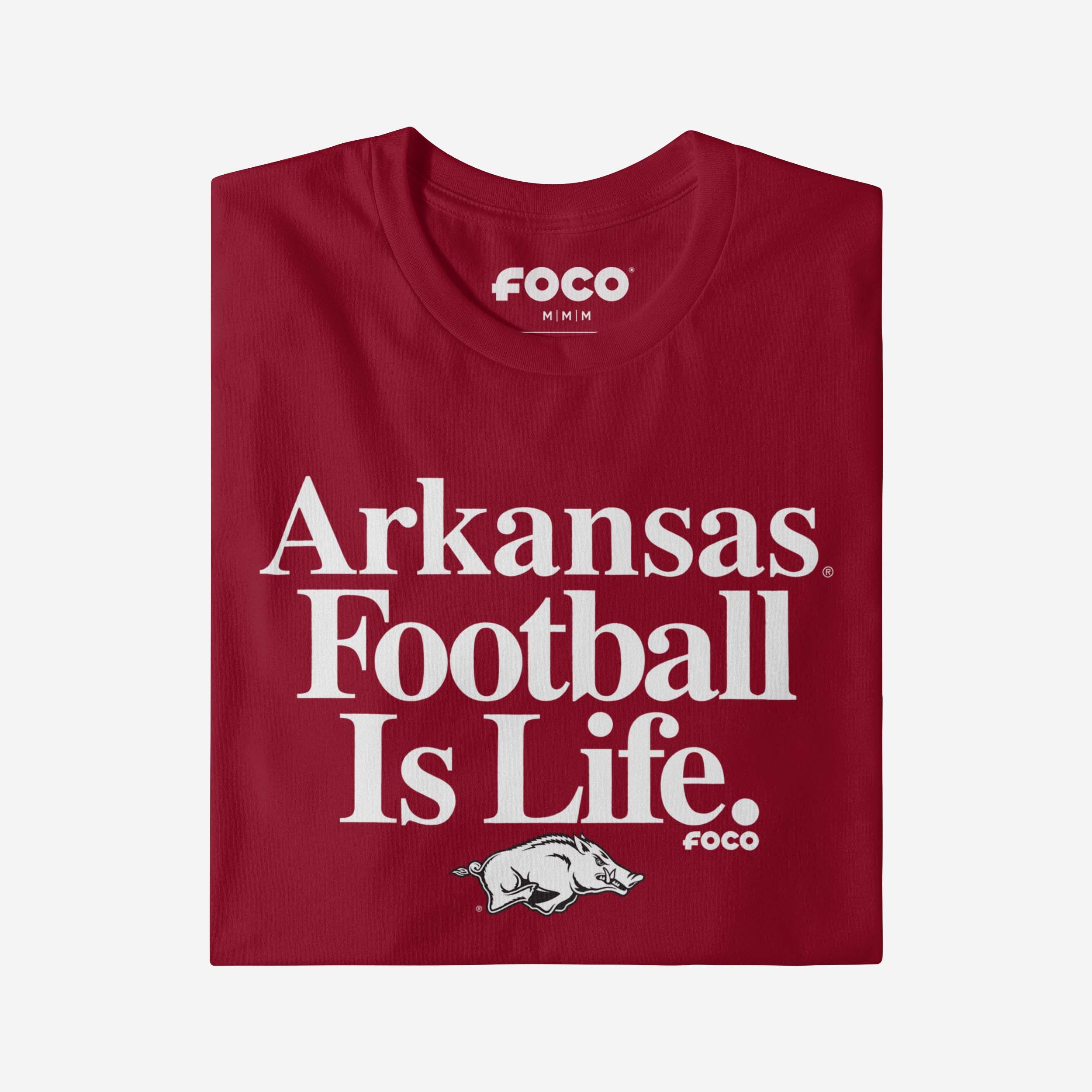 Arkansas Razorbacks Football is Life T-Shirt - Image 4