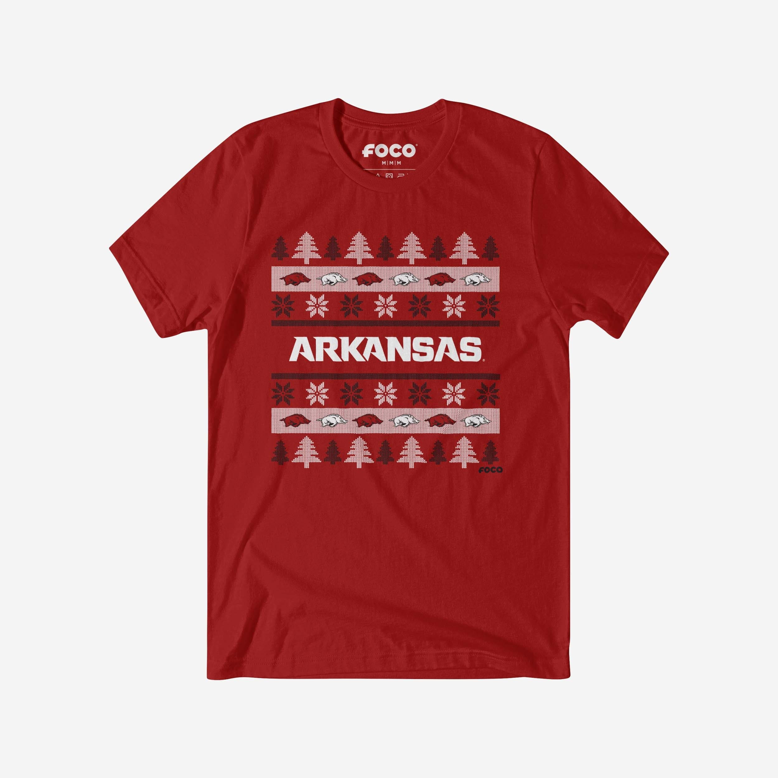 Arkansas Razorbacks Holiday Sweater T-Shirt
