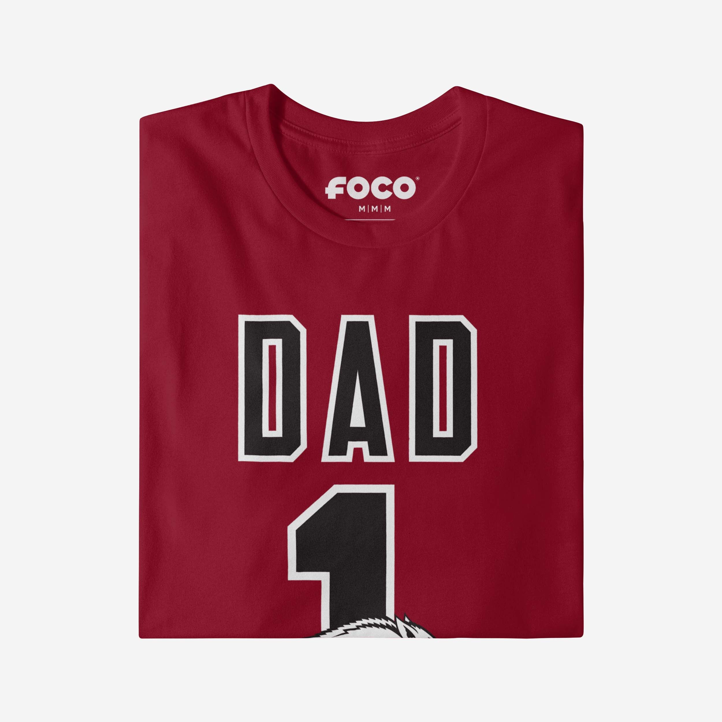 Arkansas Razorbacks Number 1 Dad T-Shirt - Image 4