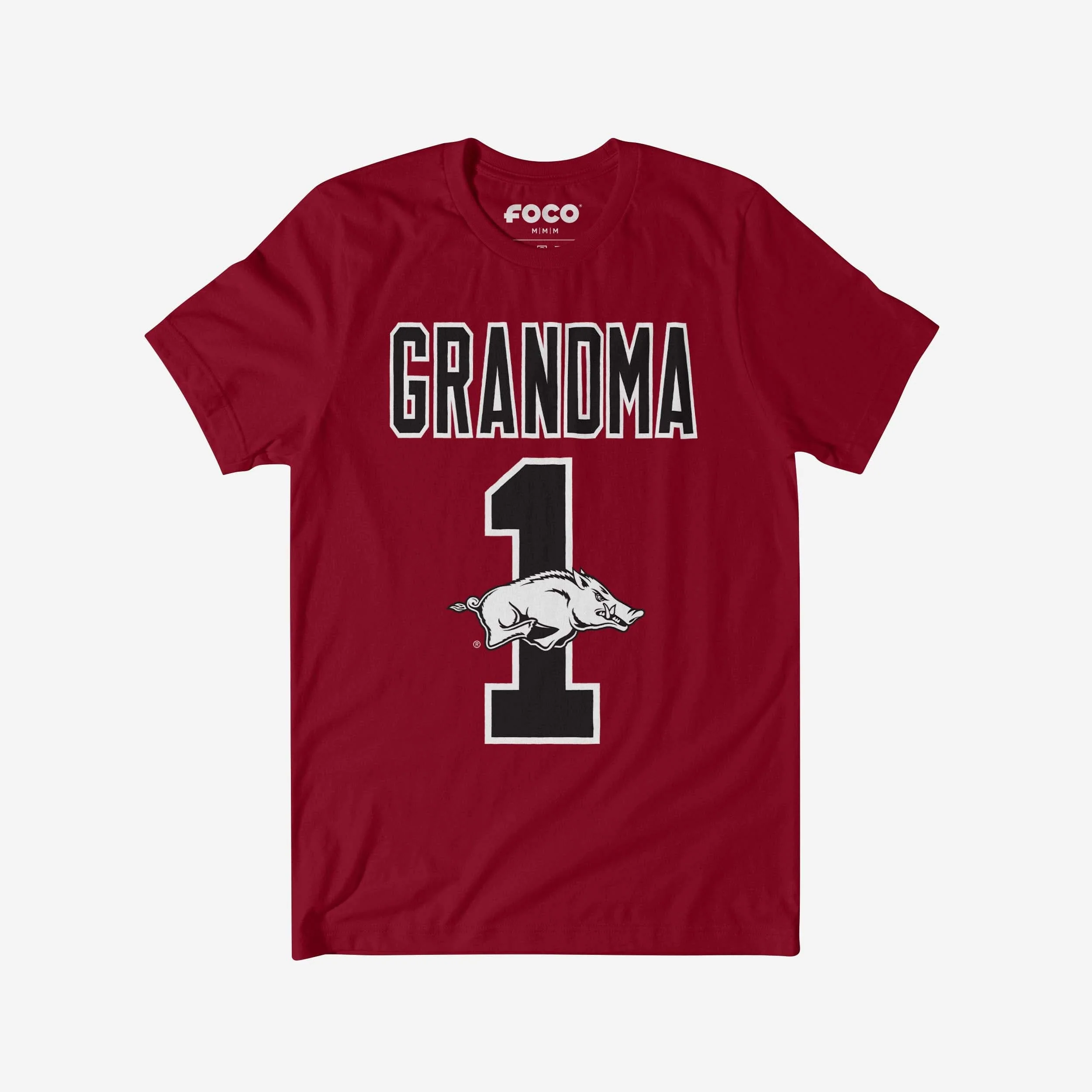 Arkansas Razorbacks Number 1 Grandma T-Shirt