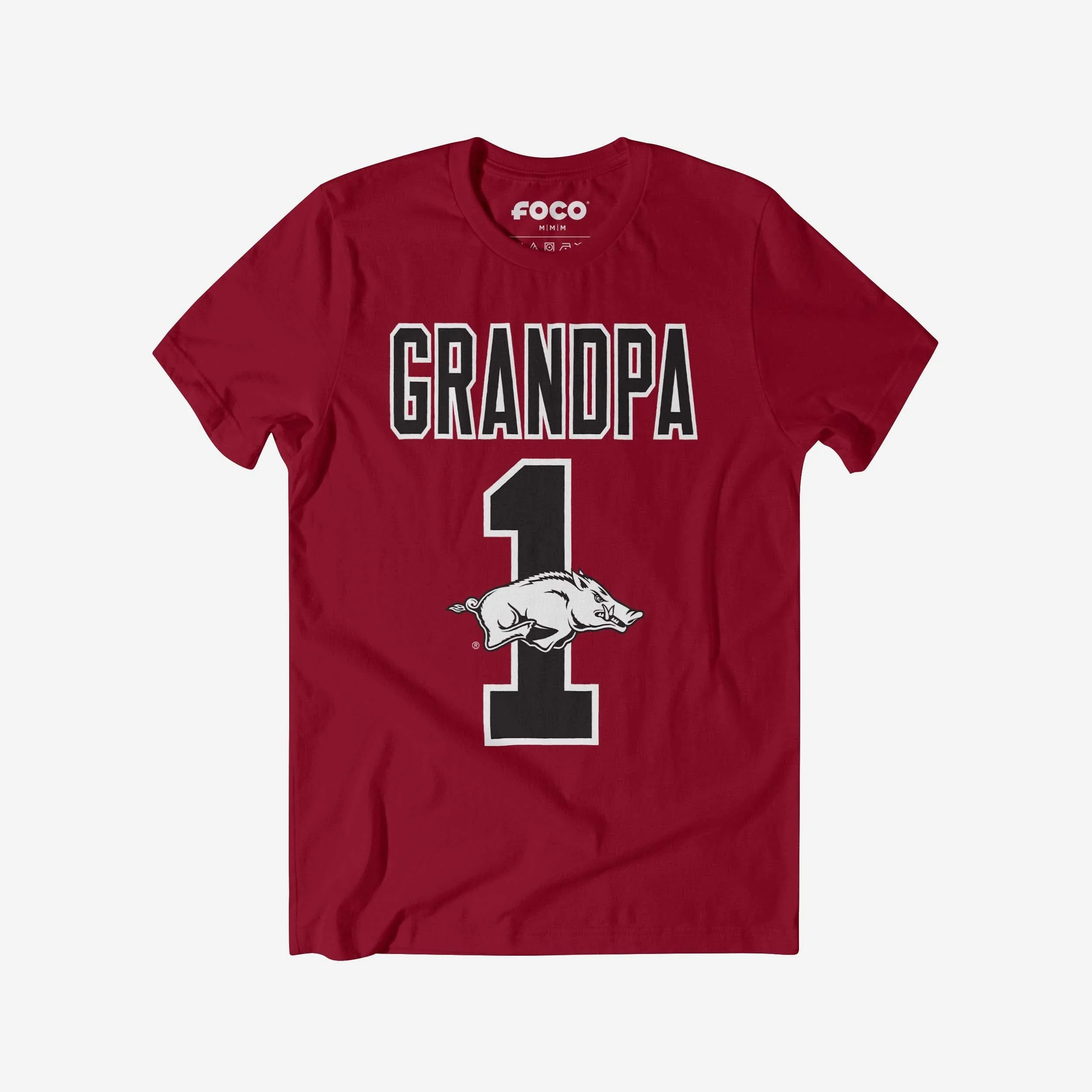 Arkansas Razorbacks Number 1 Grandpa T-Shirt