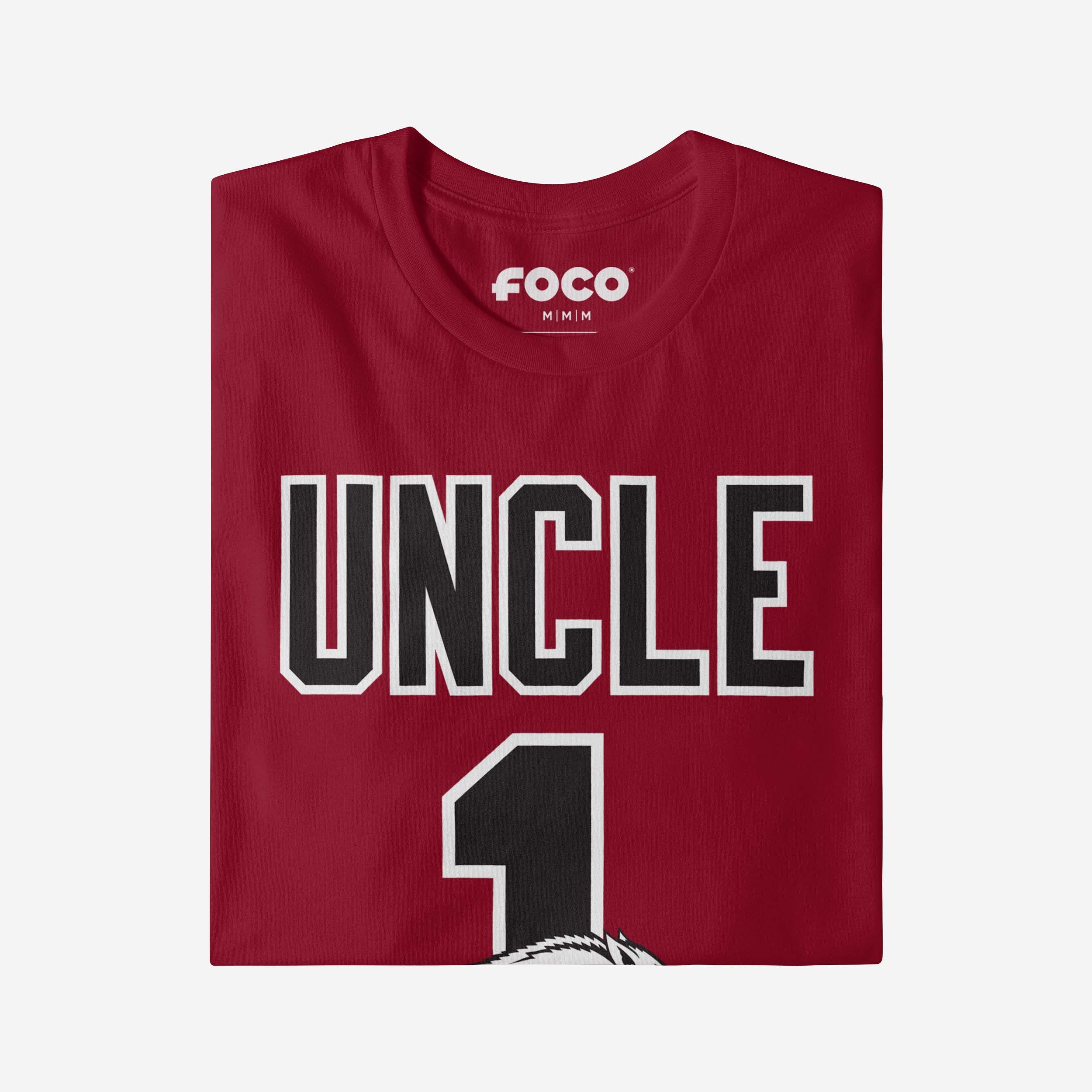 Arkansas Razorbacks Number 1 Uncle T-Shirt - Image 4