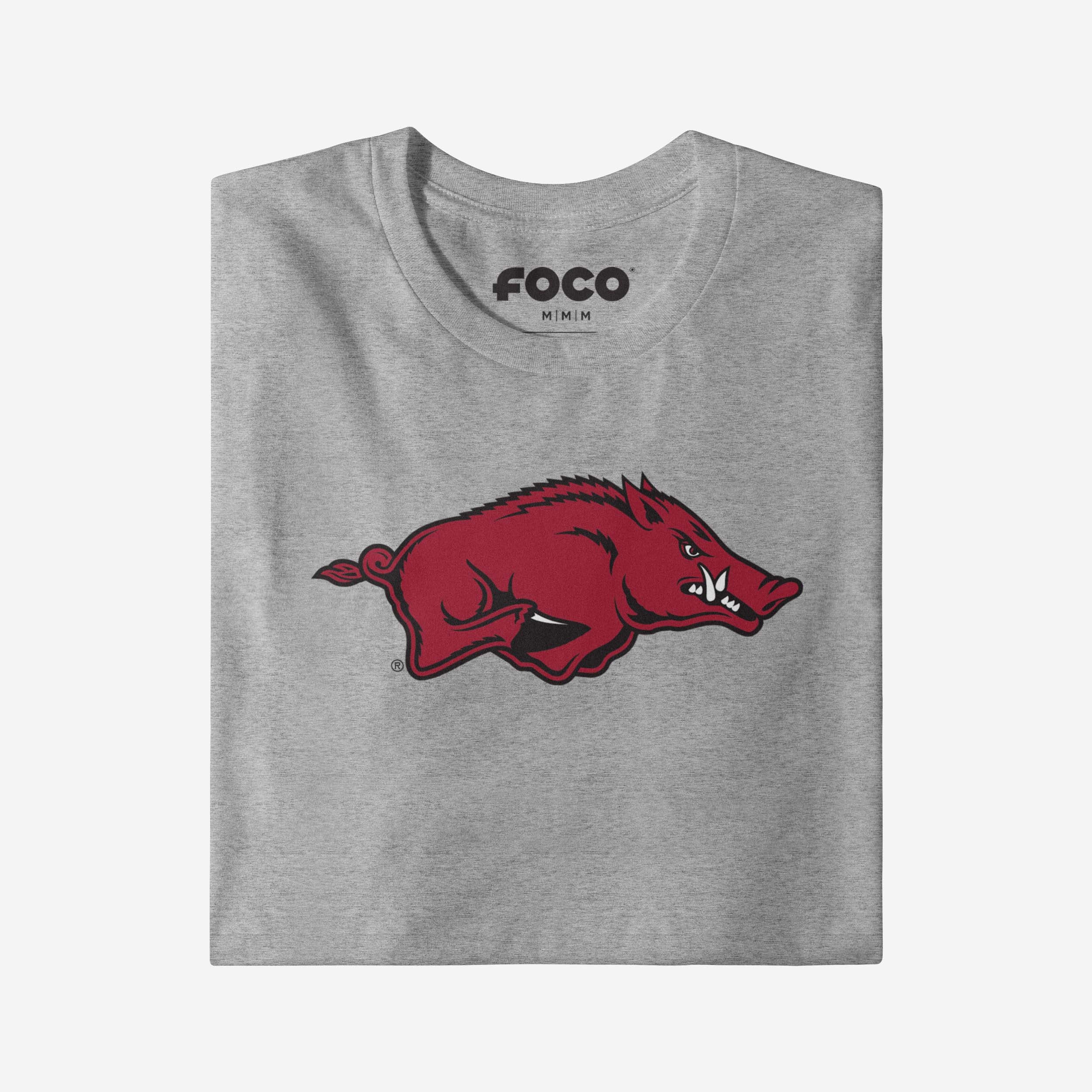 Arkansas Razorbacks Primary Logo Long Sleeve T-Shirt - Image 3