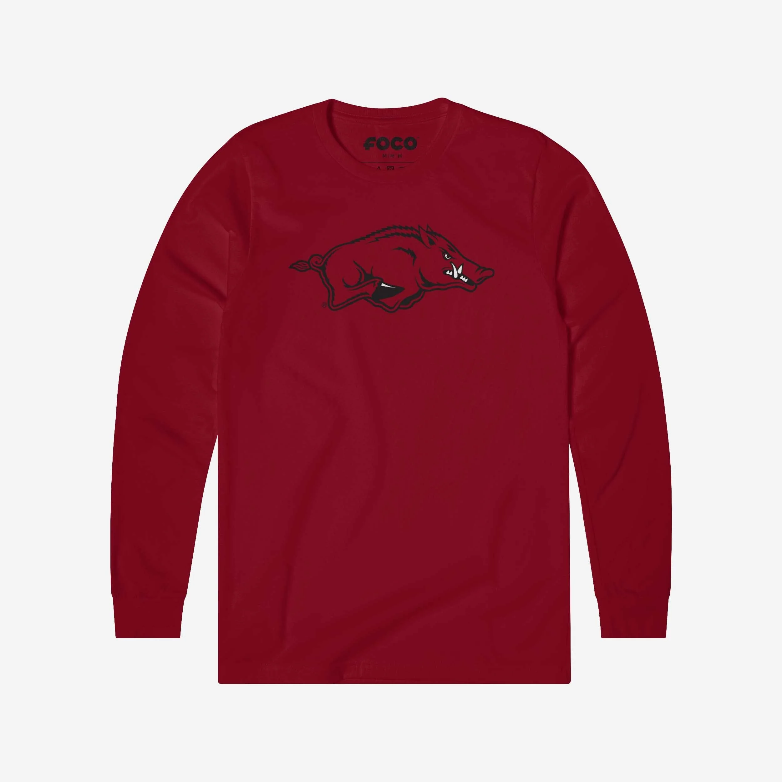 Arkansas Razorbacks Primary Logo Long Sleeve T-Shirt - Image 7