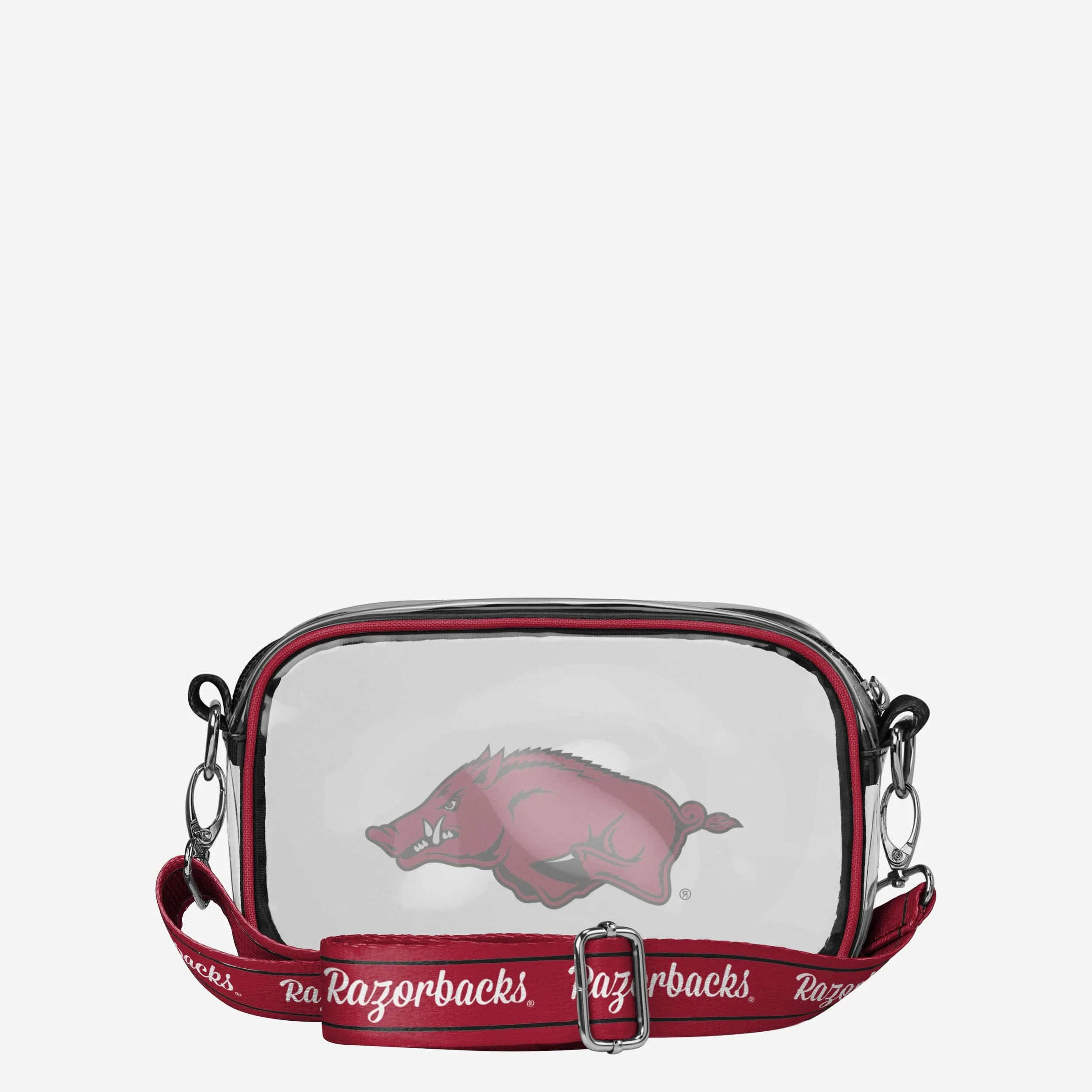 Arkansas Razorbacks Team Stripe Clear Crossbody Bag - Image 5