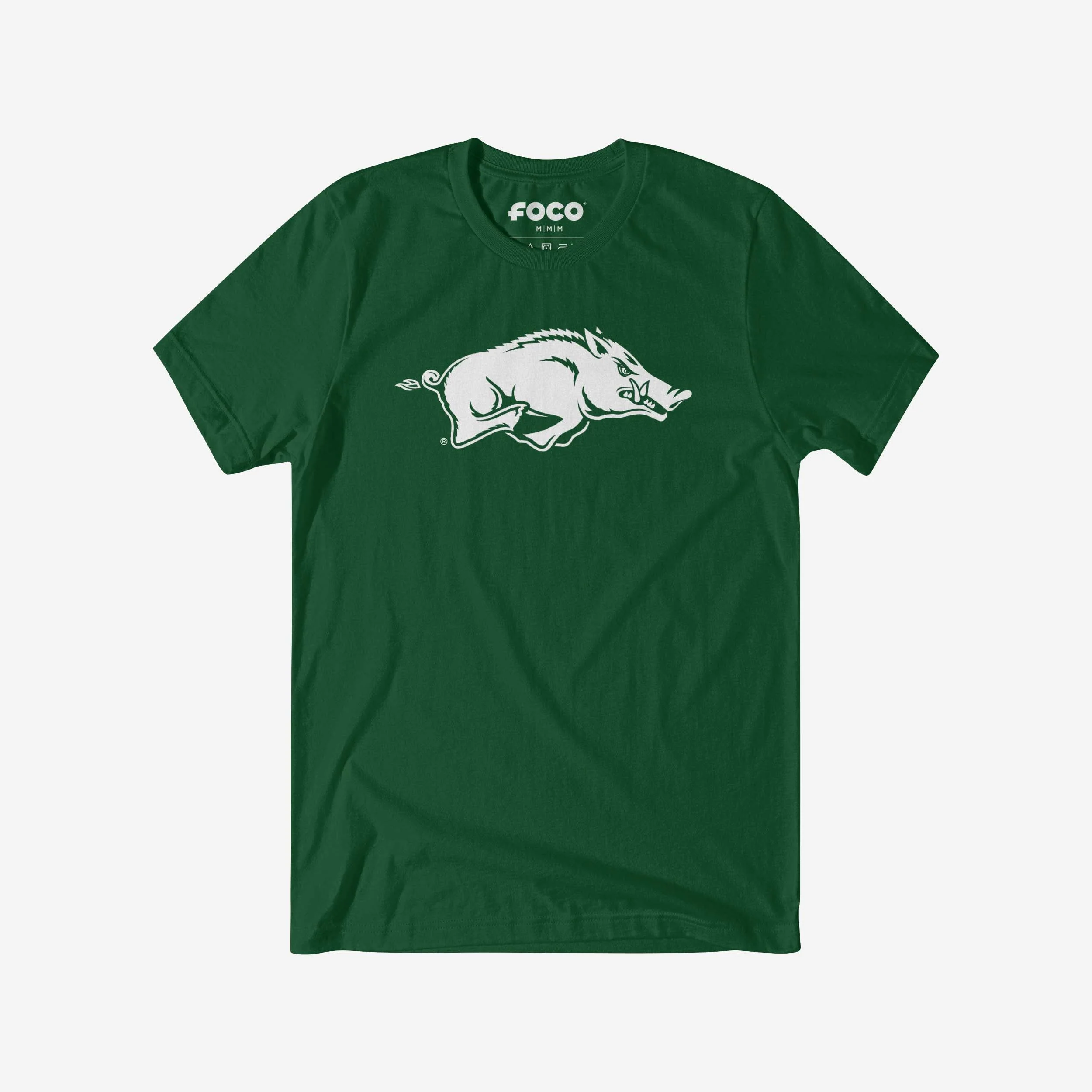 Arkansas Razorbacks White Logo T-Shirt