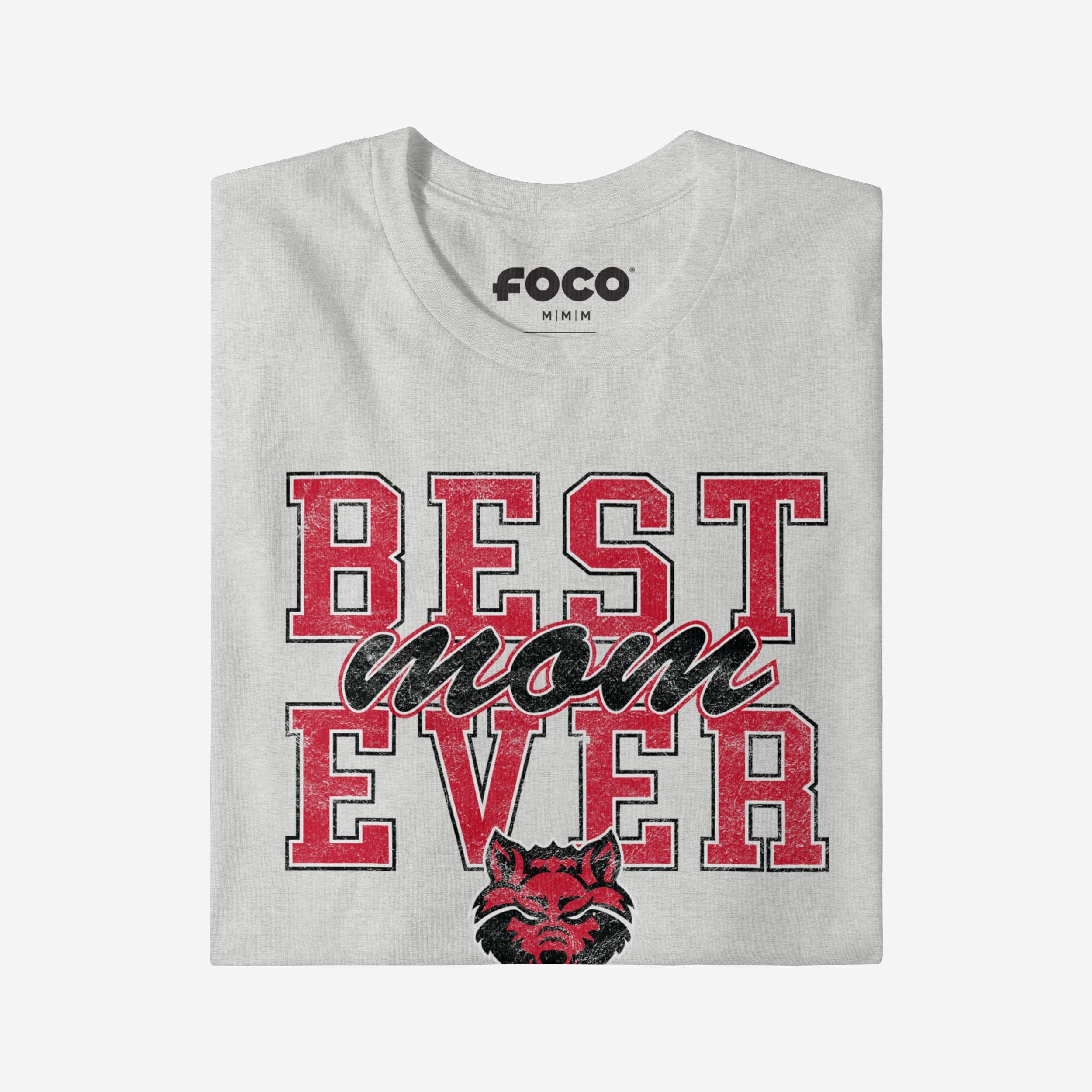 Arkansas State Red Wolves Best Mom Ever Stacked T-Shirt - Image 3